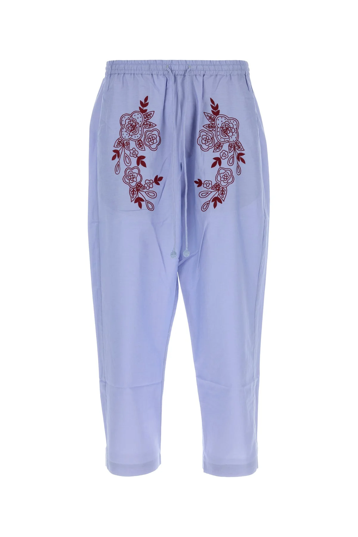 Cerulean blue poplin Celeste pant - 1