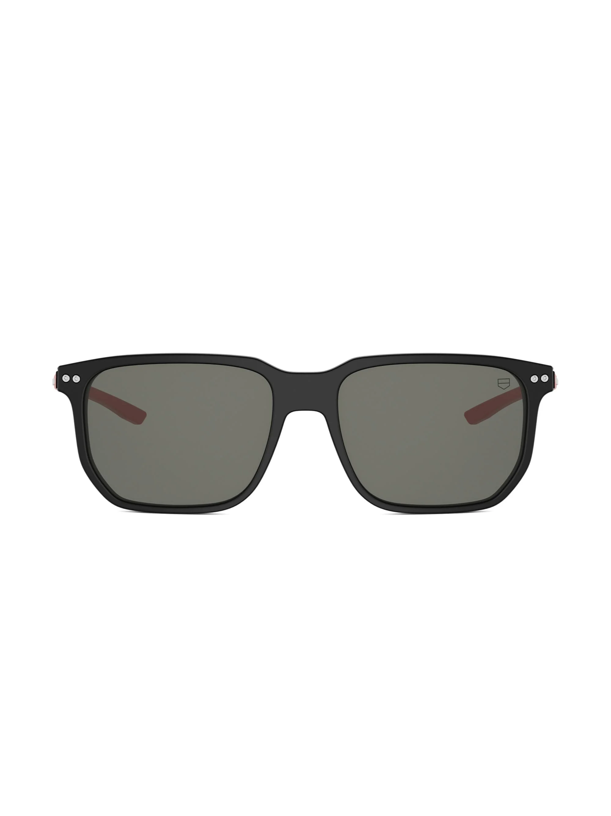 Men's Essential 56MM Square Sunglasses - Matte Black Smoke - 1