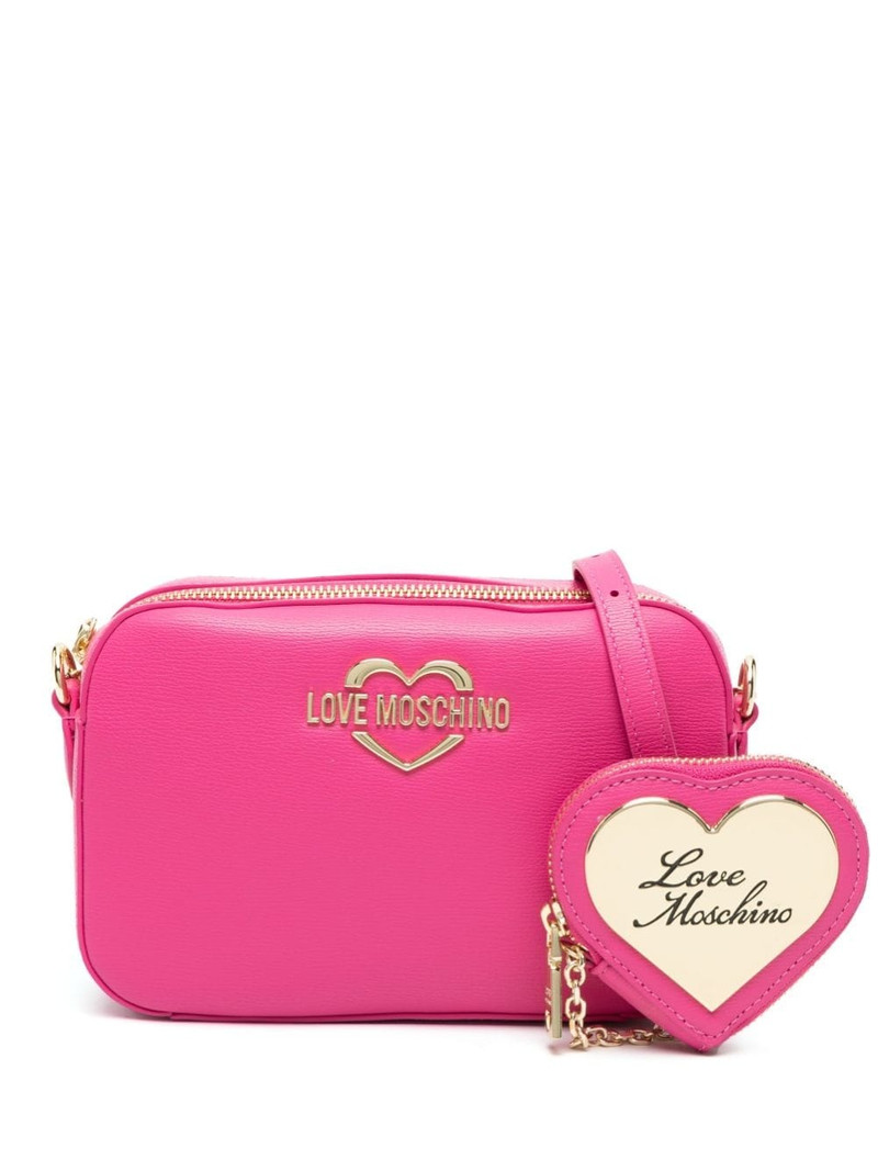 logo-plaque crossbody bag 1