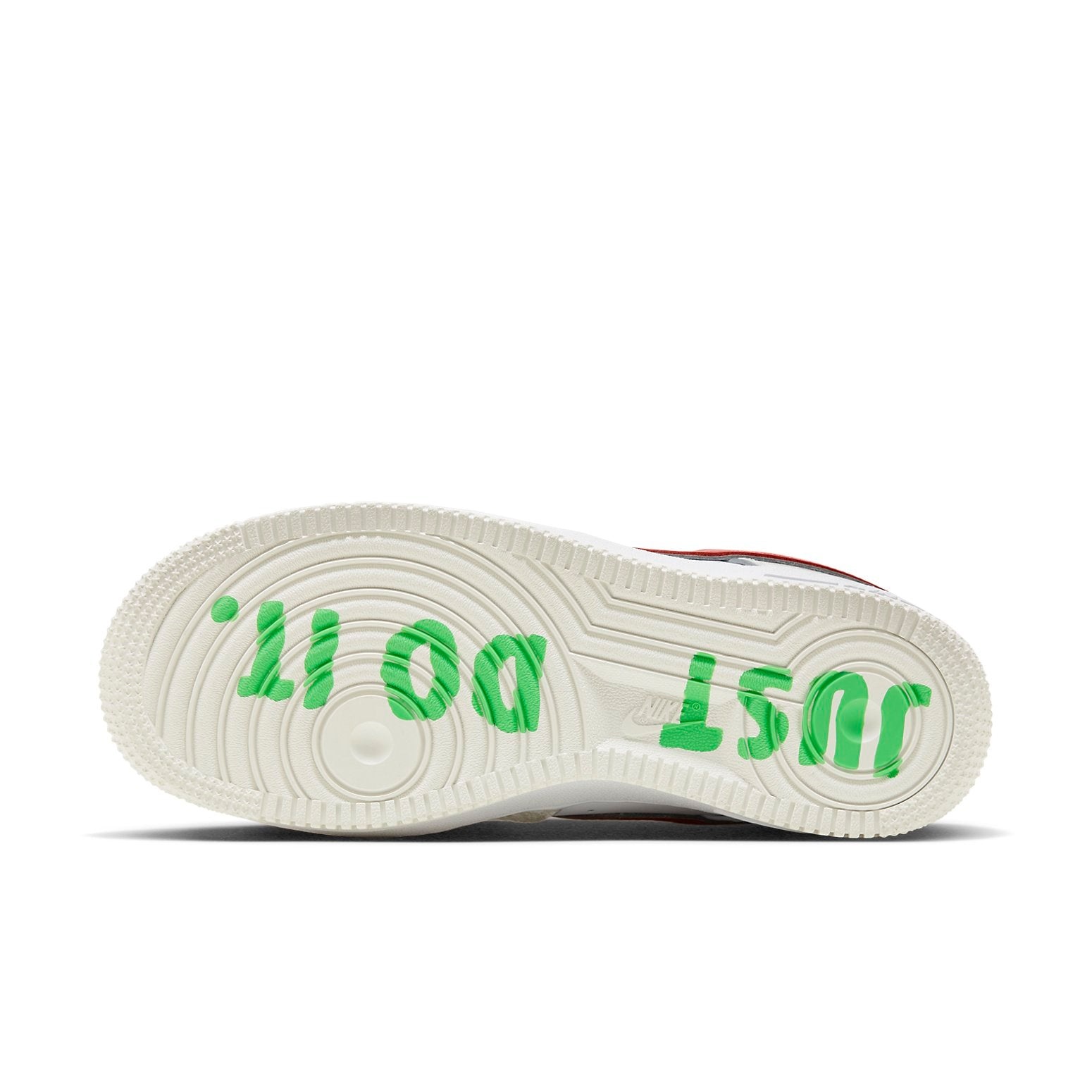 (WMNS) Nike Air Force 1 '07 LX 'Just Do It - White University Red Snakeskin' DV1493-161 - 6