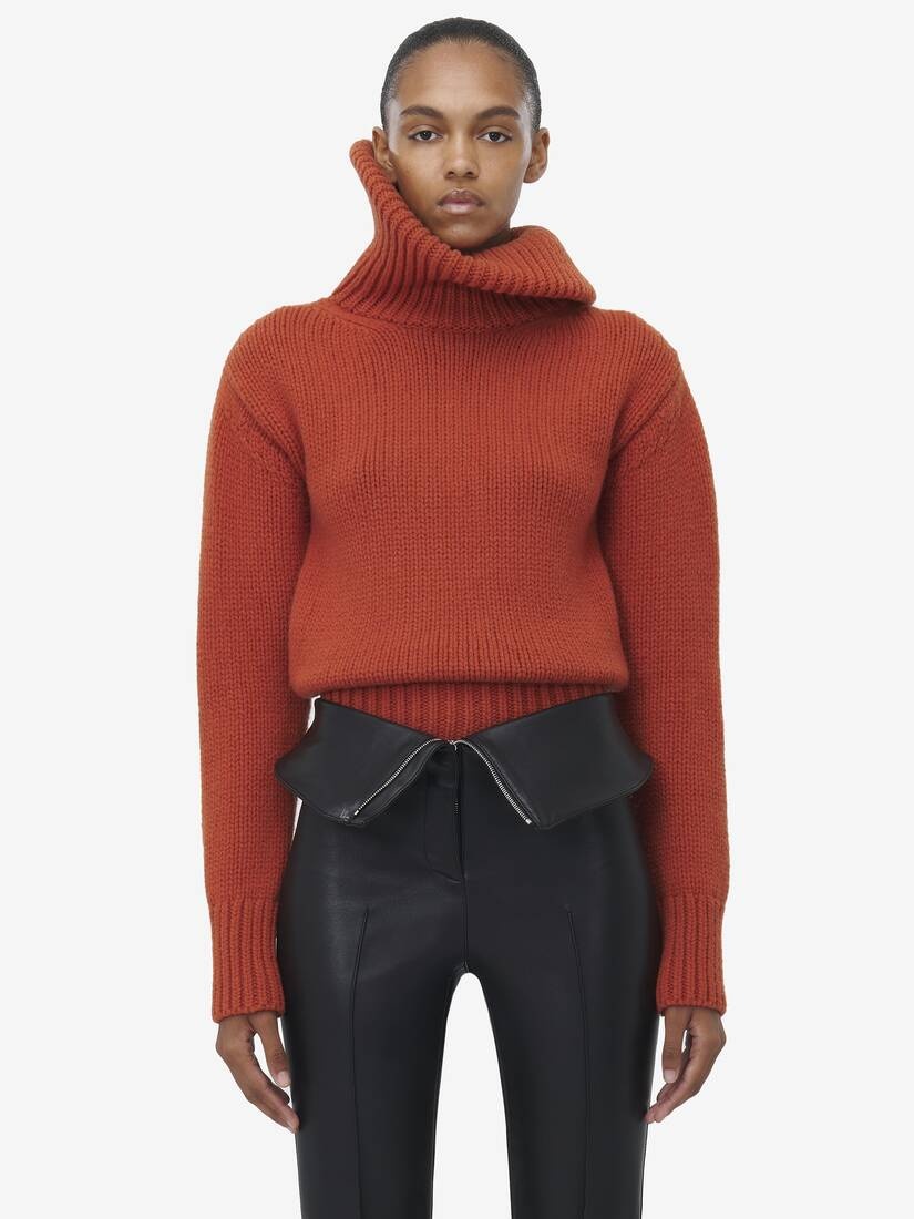 Distorted Collar Jumper - 2