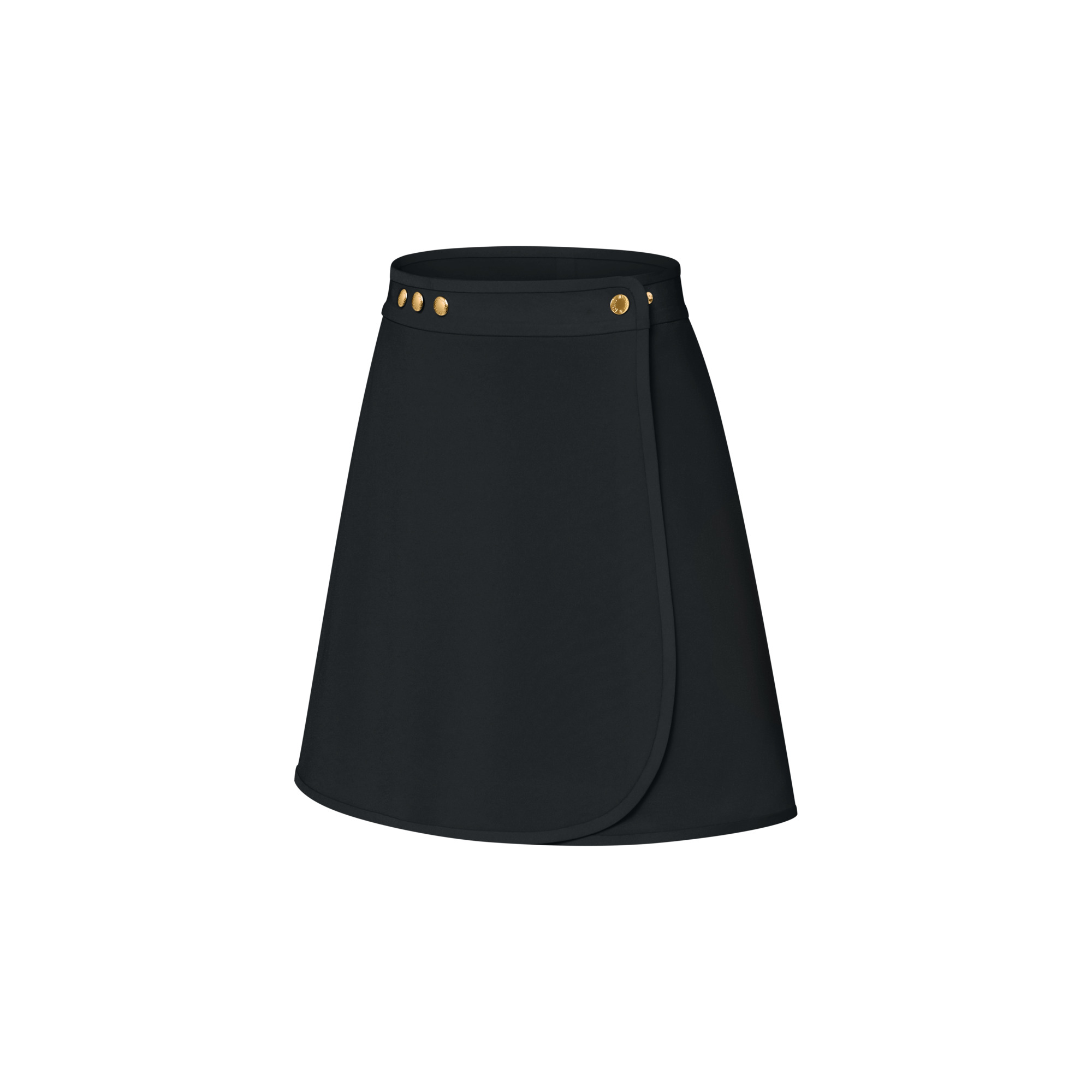 Technical Jersey Mini Wrap Skirt - 2