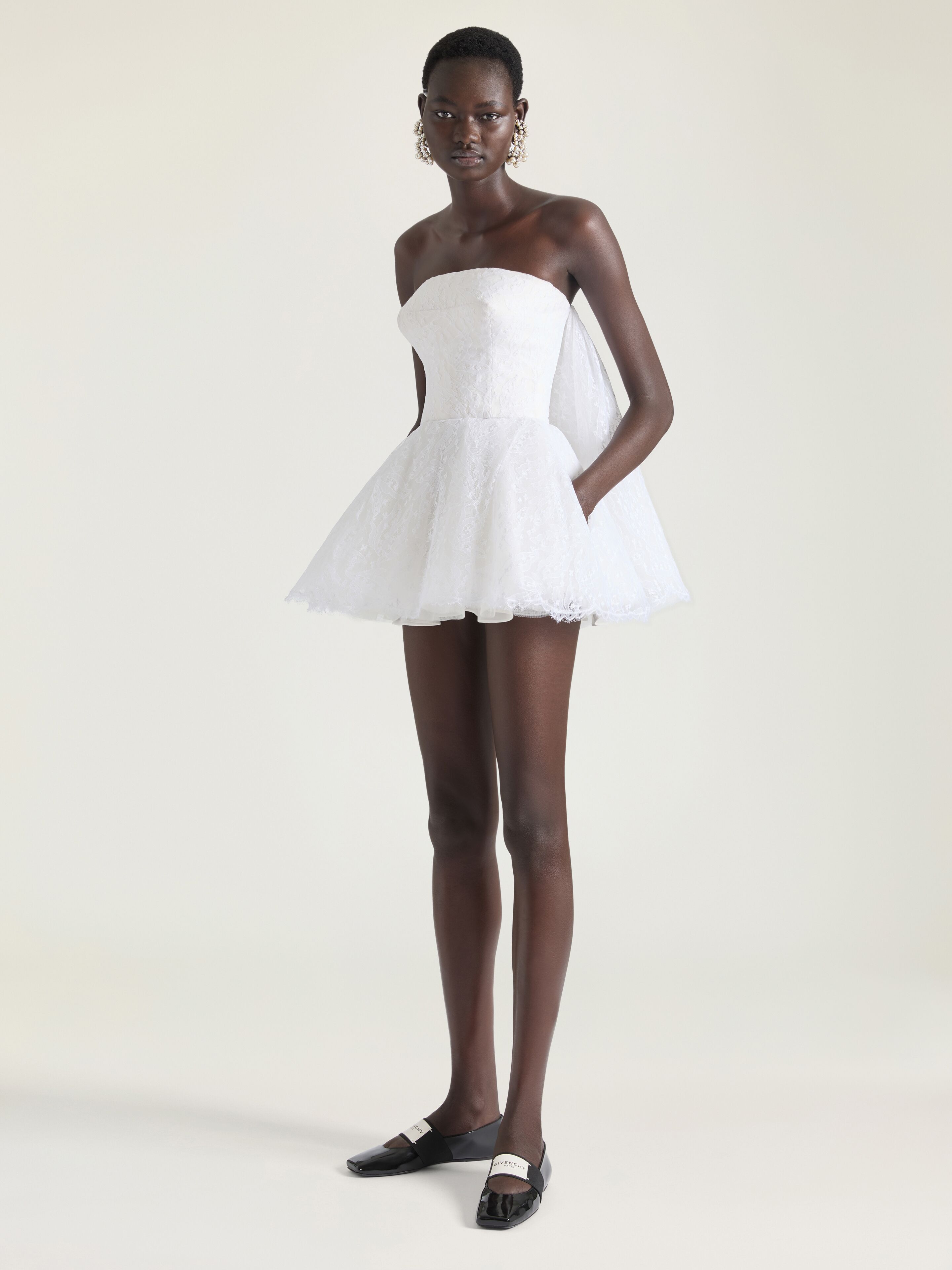 SLICED SQUARE BALLERINAS IN PATENT LEATHER - 2