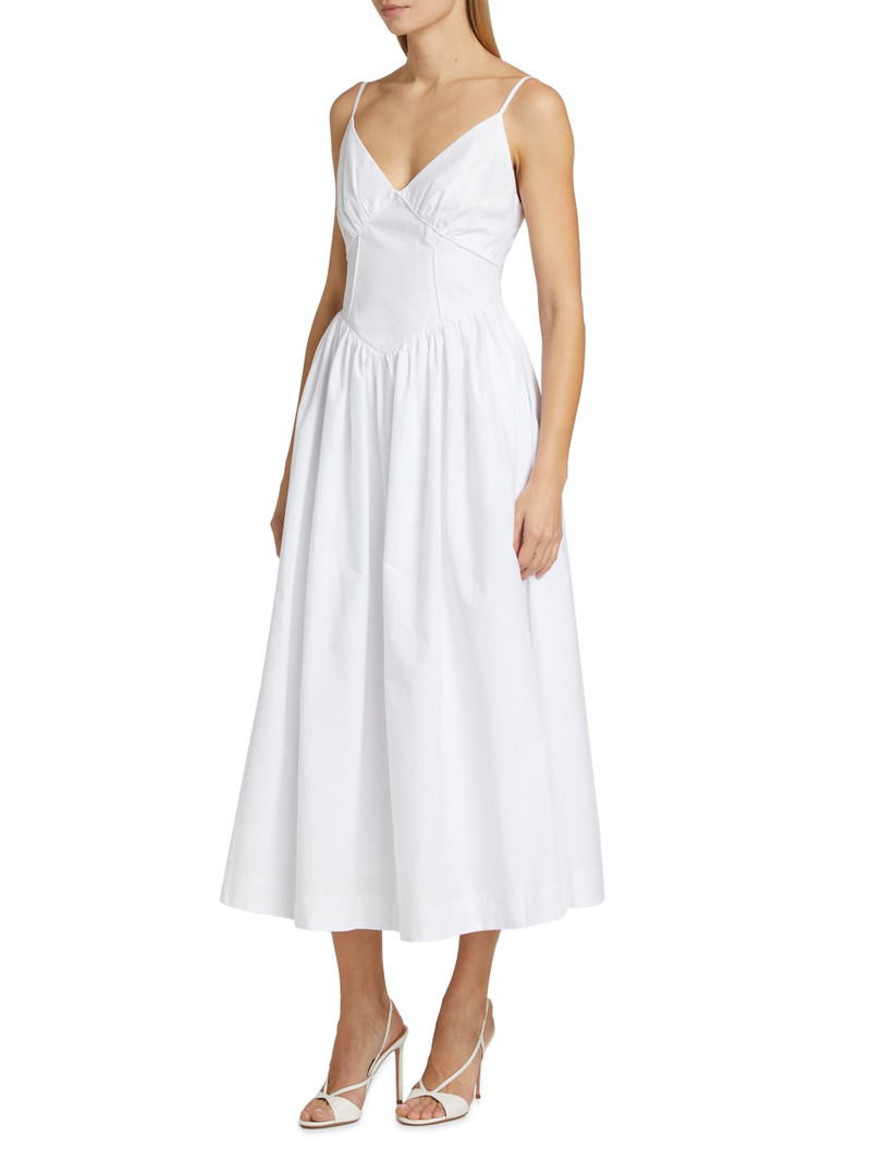 Women's Becker Princess Waist Midi-Dress - White 4