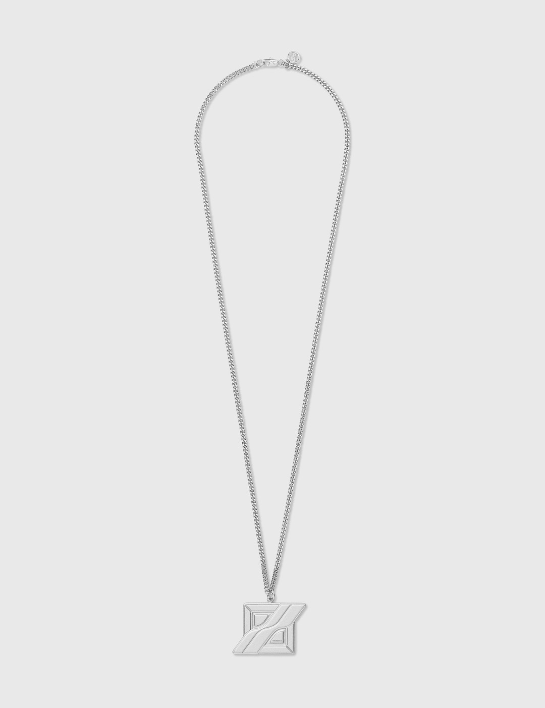 SILVER2 LOGO NECKLACE - 1