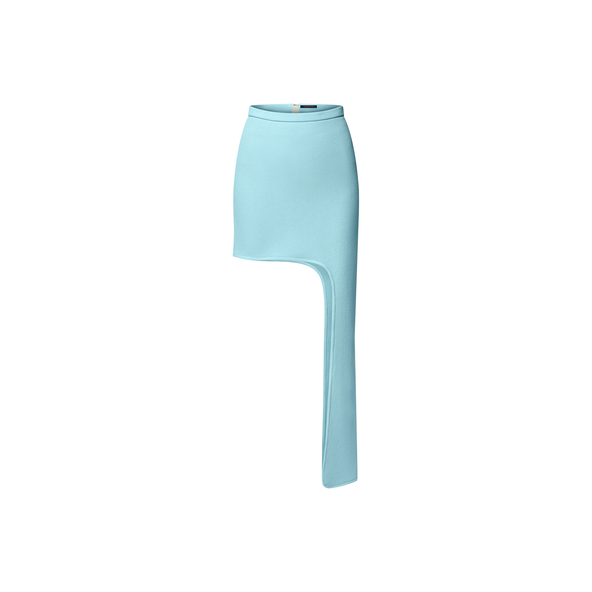 Asymmetrical Hem Mini Skirt - 1