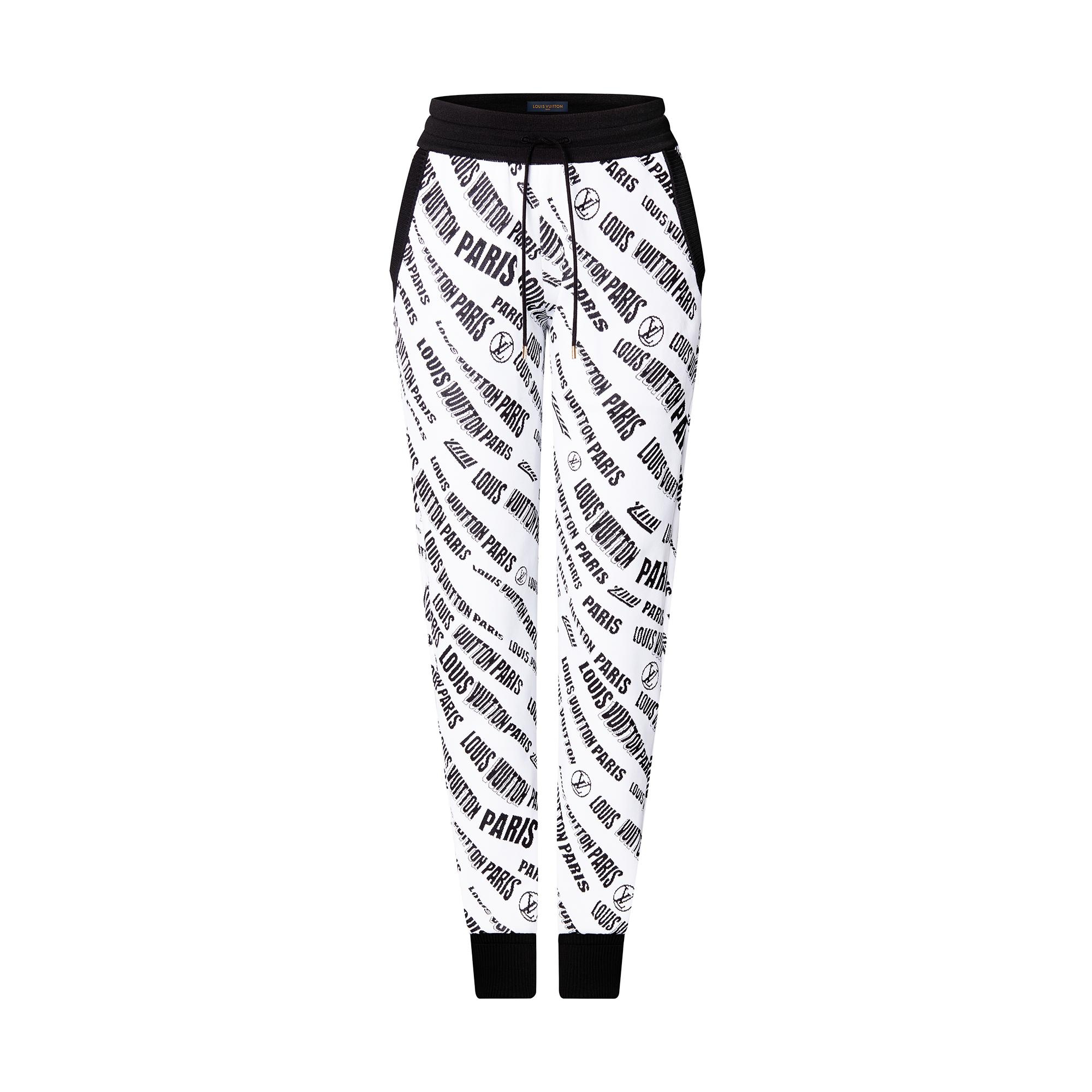 Slanted Signature Jacquard Jogging Pants - 1