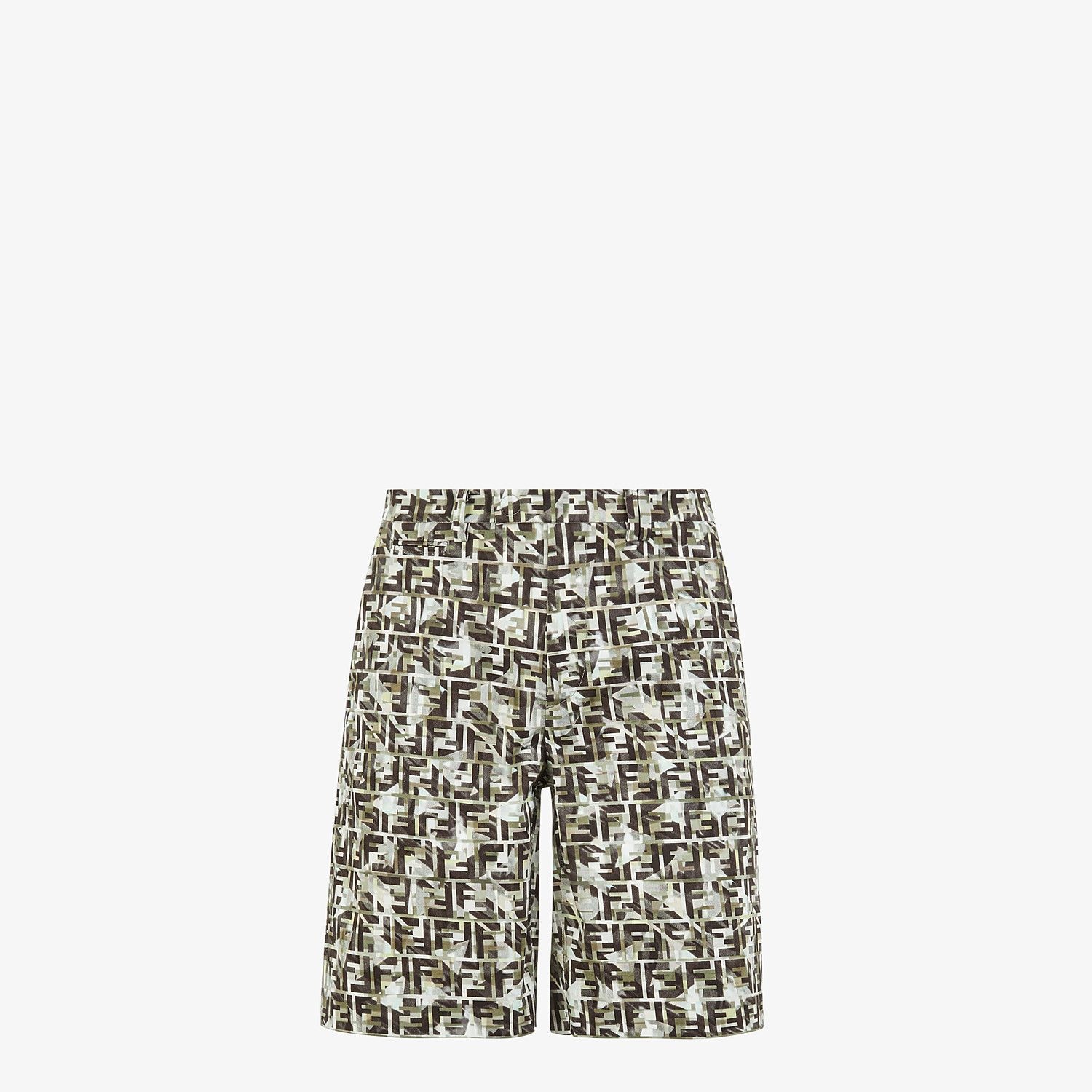 Multicolor cotton Bermudas - 1