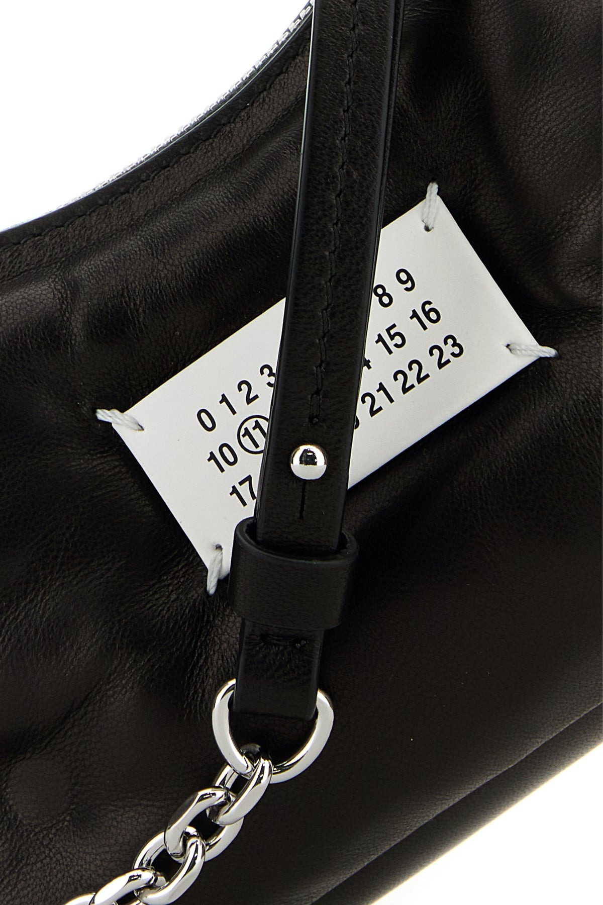Black nappa leather micro Glam Slam Hobo shoulder bag - 4