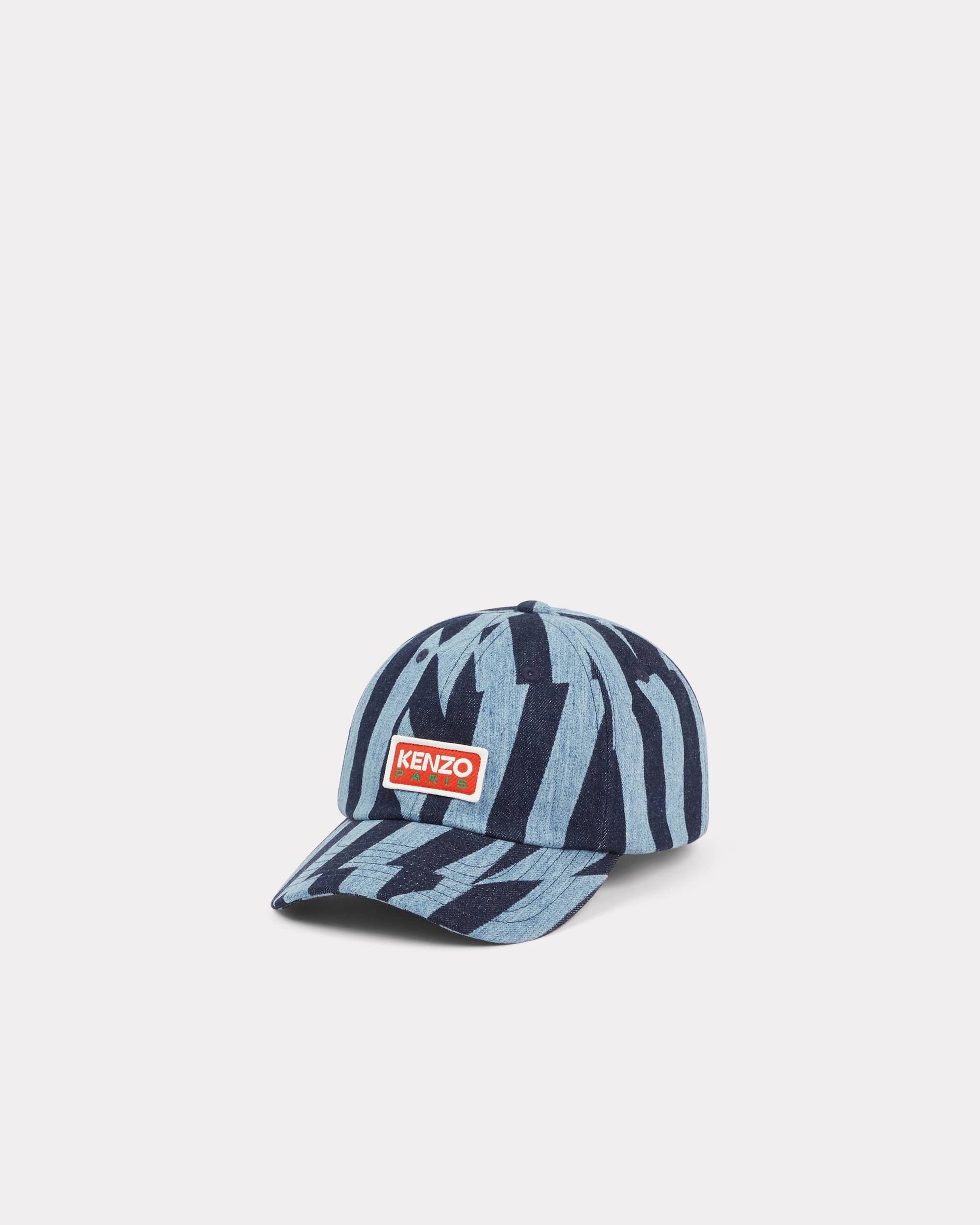 KENZO 'KENZO Dazzle Stripe' denim baseball cap | REVERSIBLE