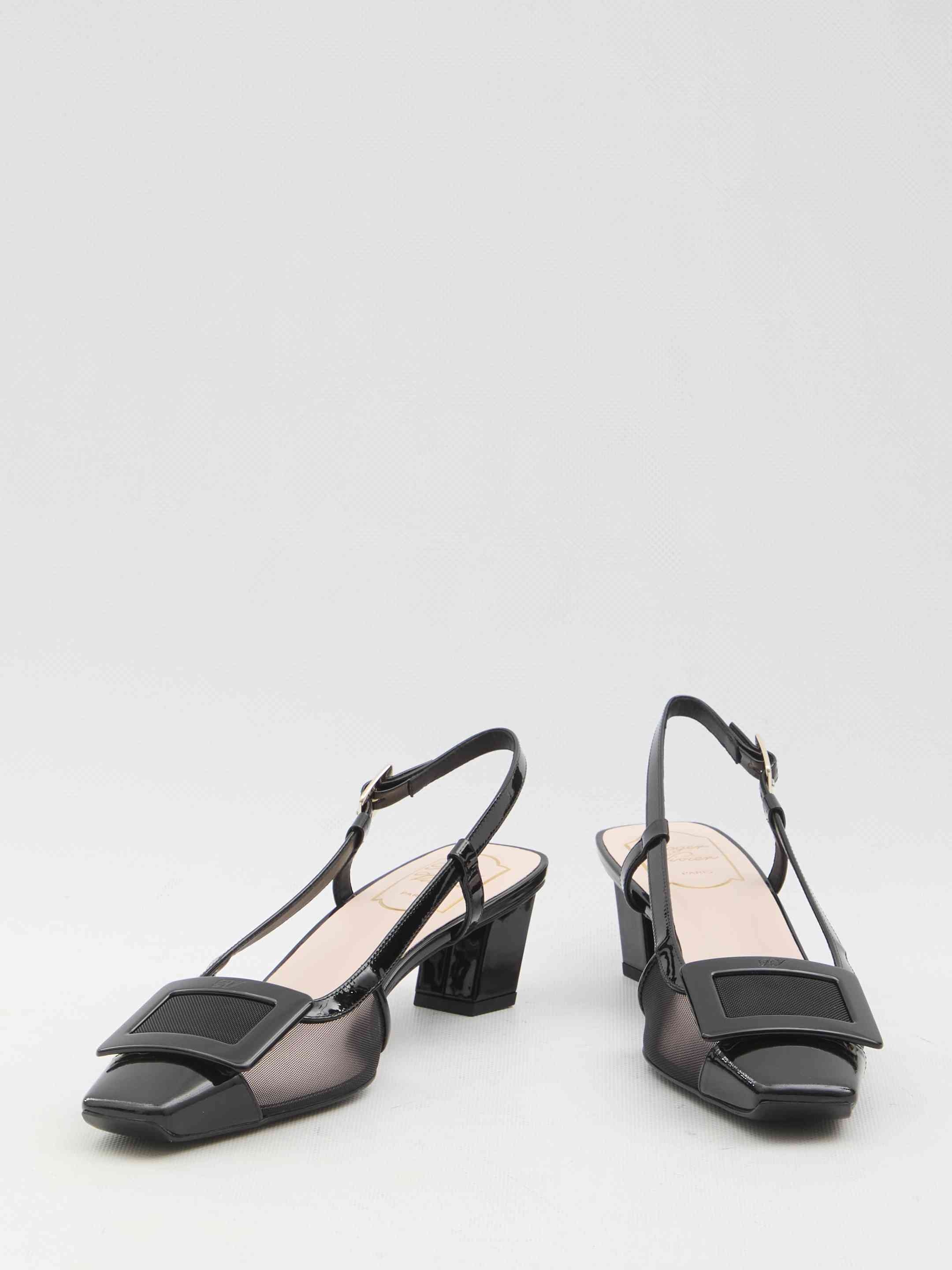 Roger Vivier Women Slingback Mesh Pumps - 5