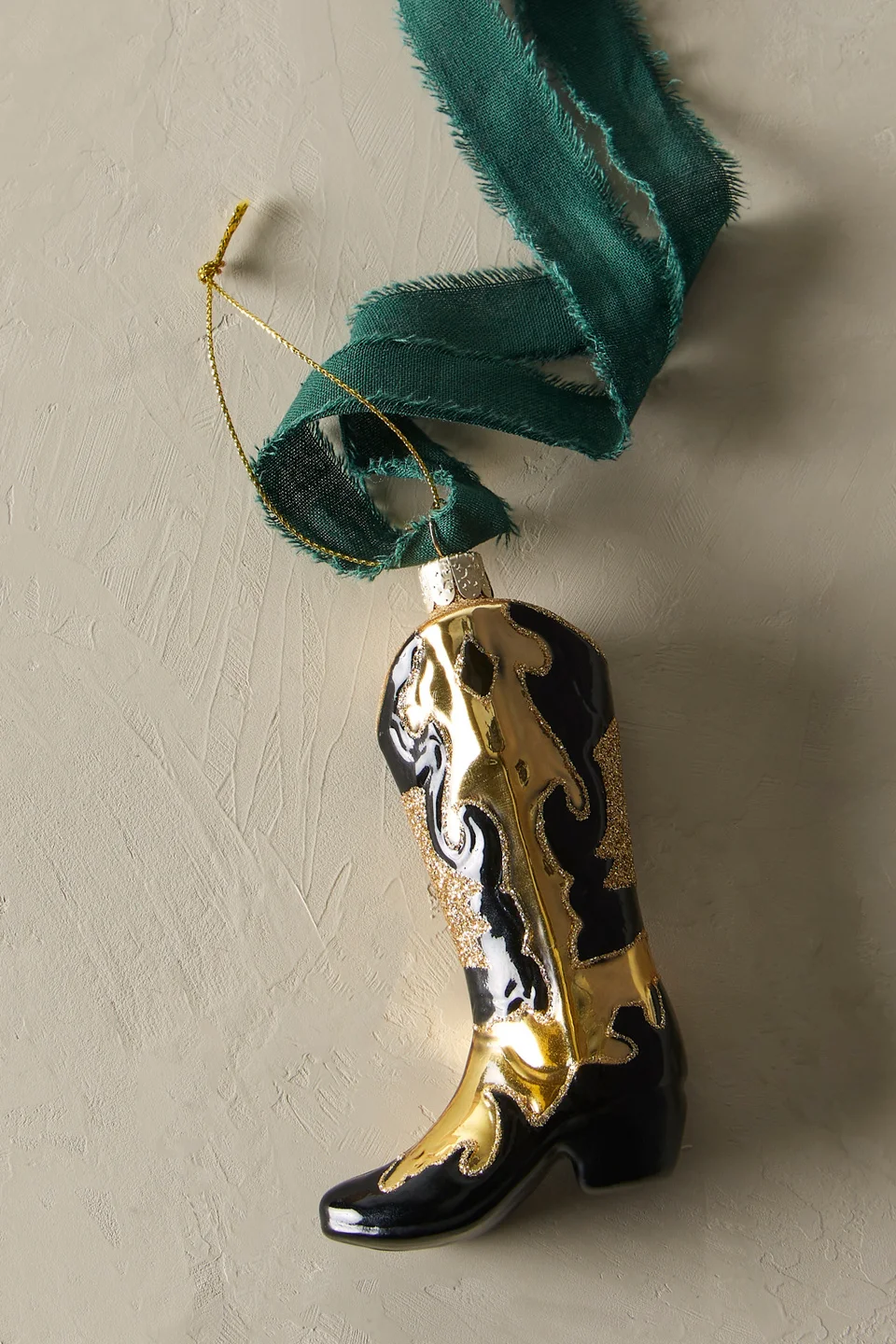 Cowboy Boot Ornament - 1