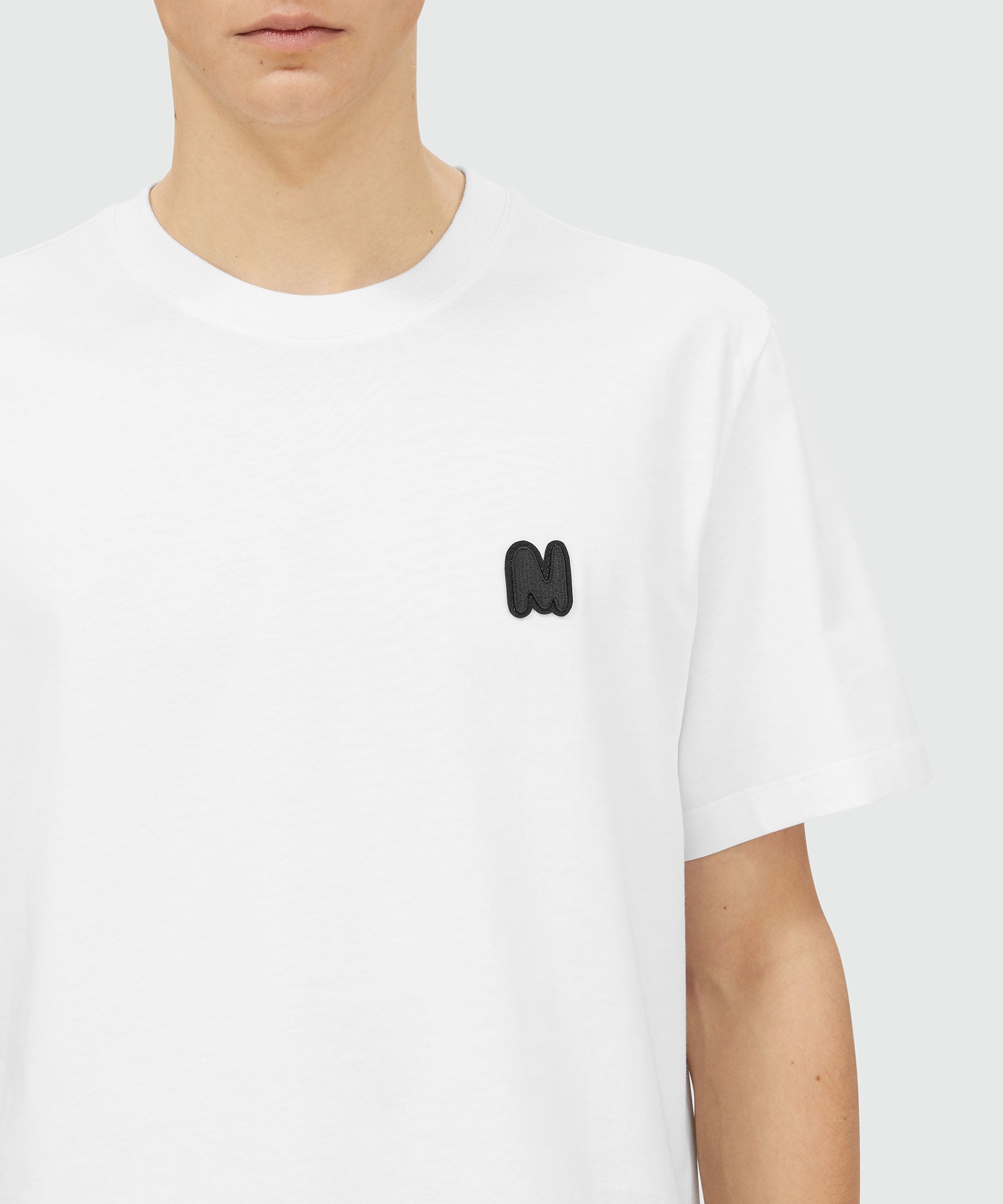 Jersey cotton T-shirt with "TheMwave"  patch - 5