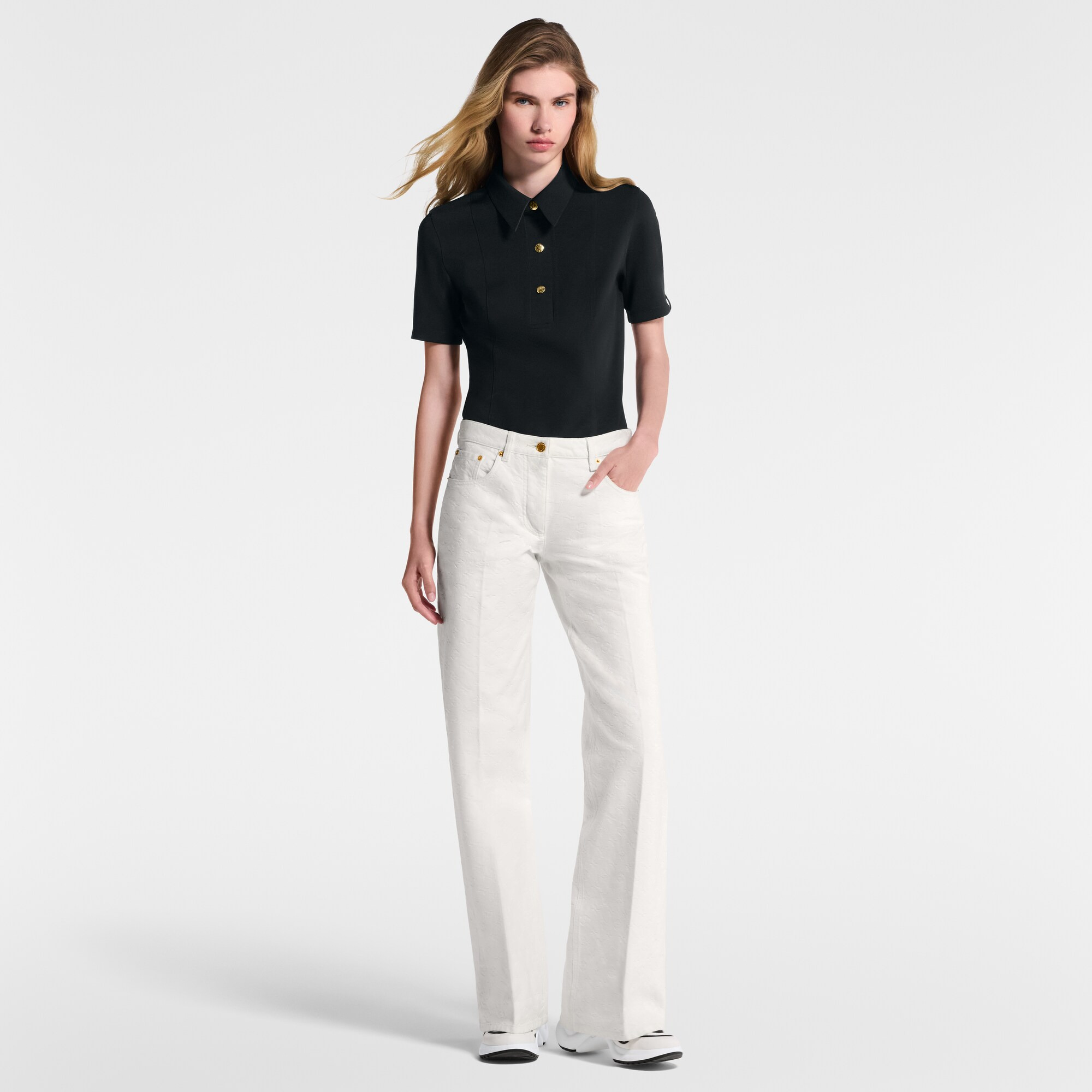 Technical Jersey Polo Top - 6