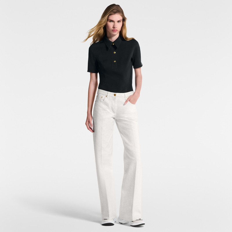 Louis Vuitton Technical Jersey Polo Top outlook