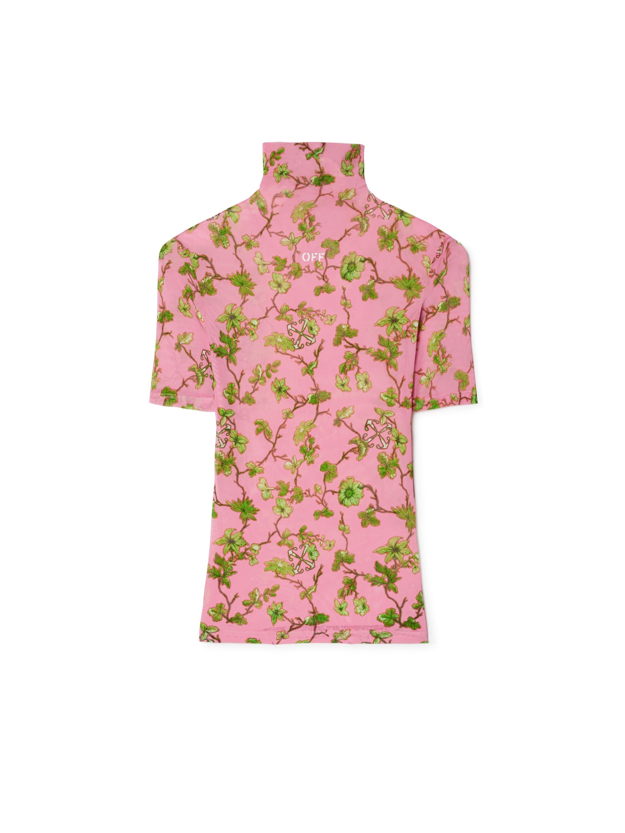 Pink Ramage Tulle S/s Turtlenek - 1