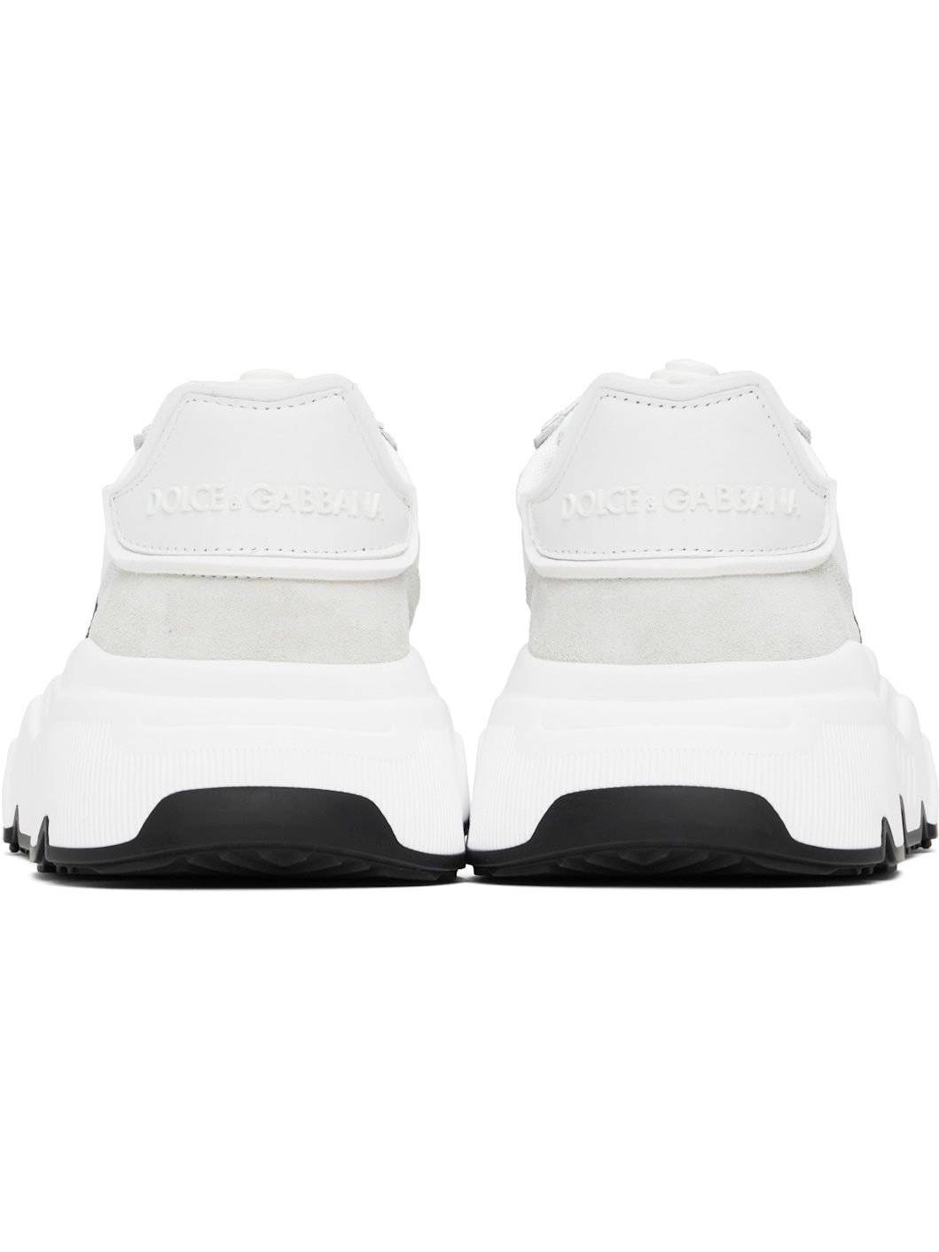 White Mixed-Material Daymaster Sneakers - 2
