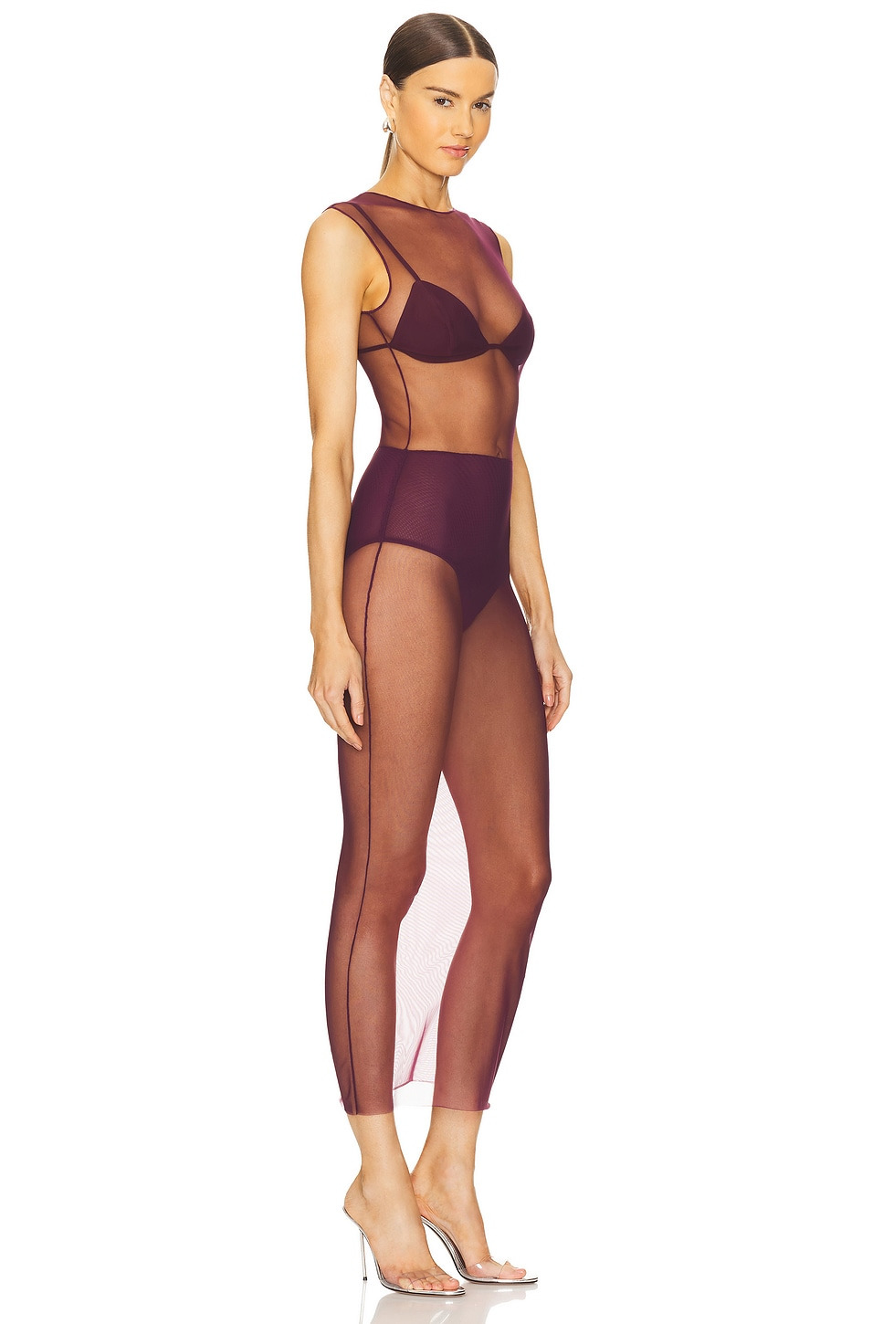 Mesh Maxi Dress - 2