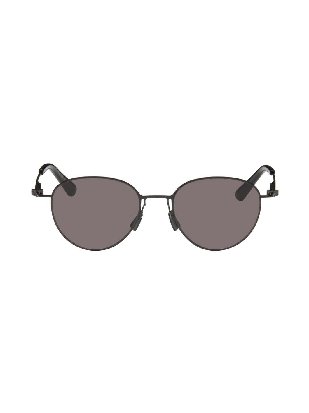 Black Round Sunglasses - 1