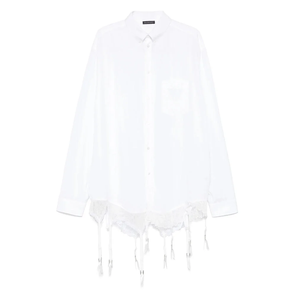 Balenciaga White Tops - Shirts Women - 1