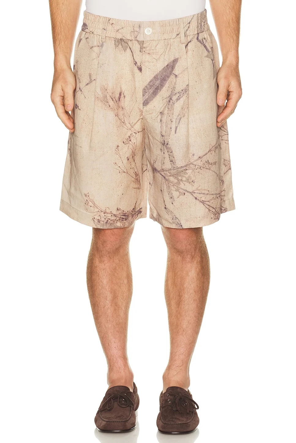 Printed Plant Dye Shorts - 1