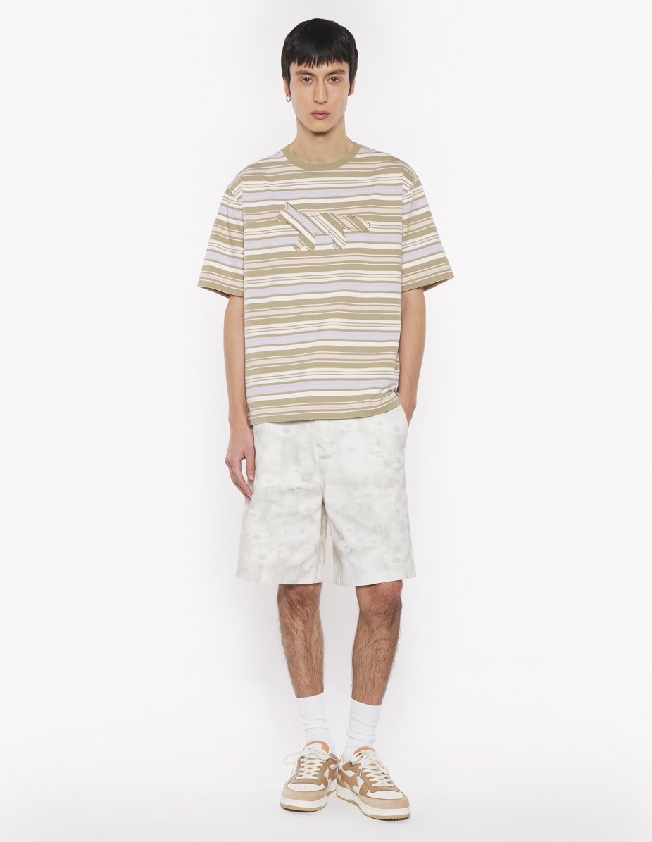 CRAFTED PROFILE FOX STRIPED OVERSIZE TEE-SHIRT - 2
