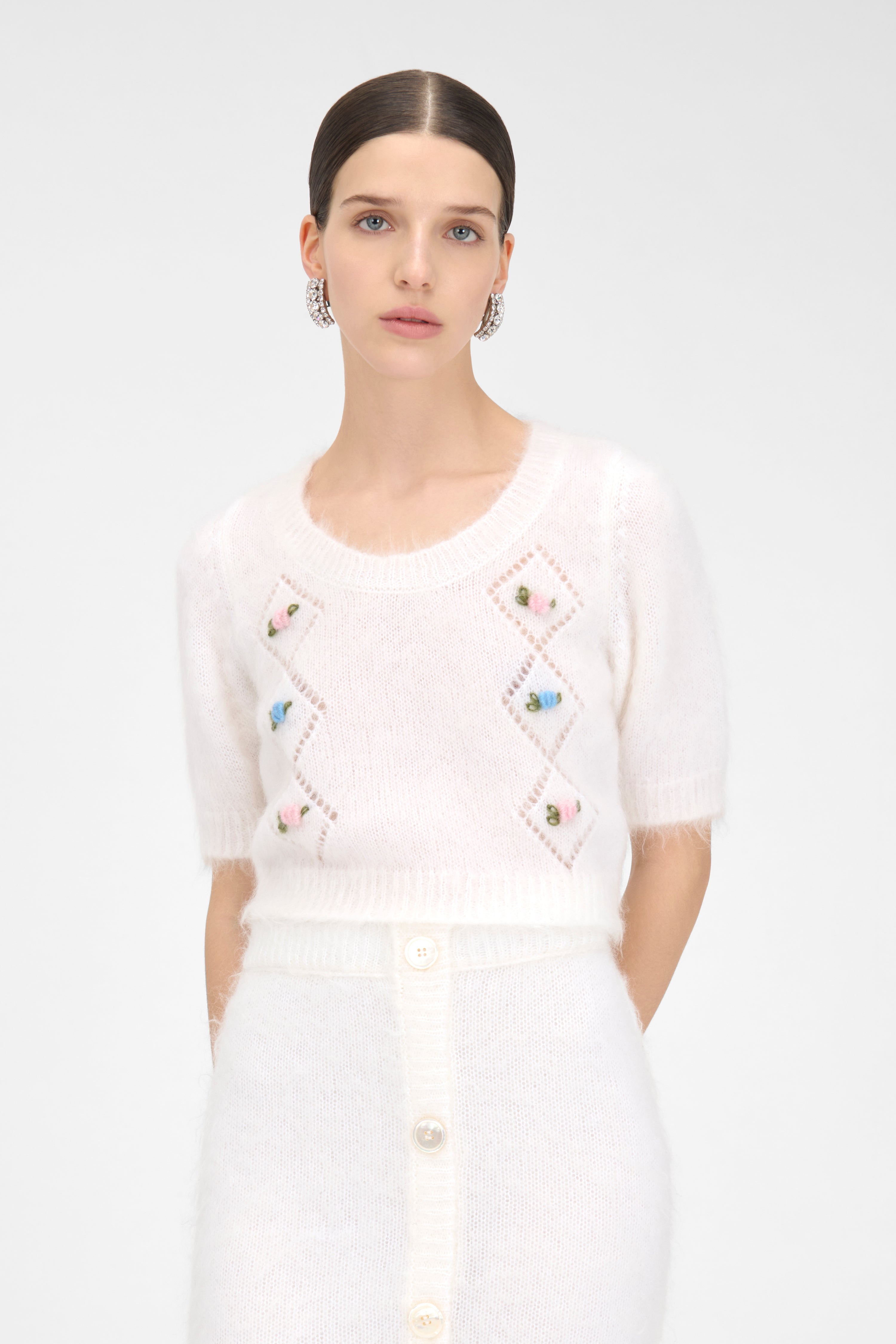 CARDED MOHAIR CARDIGAN - 5