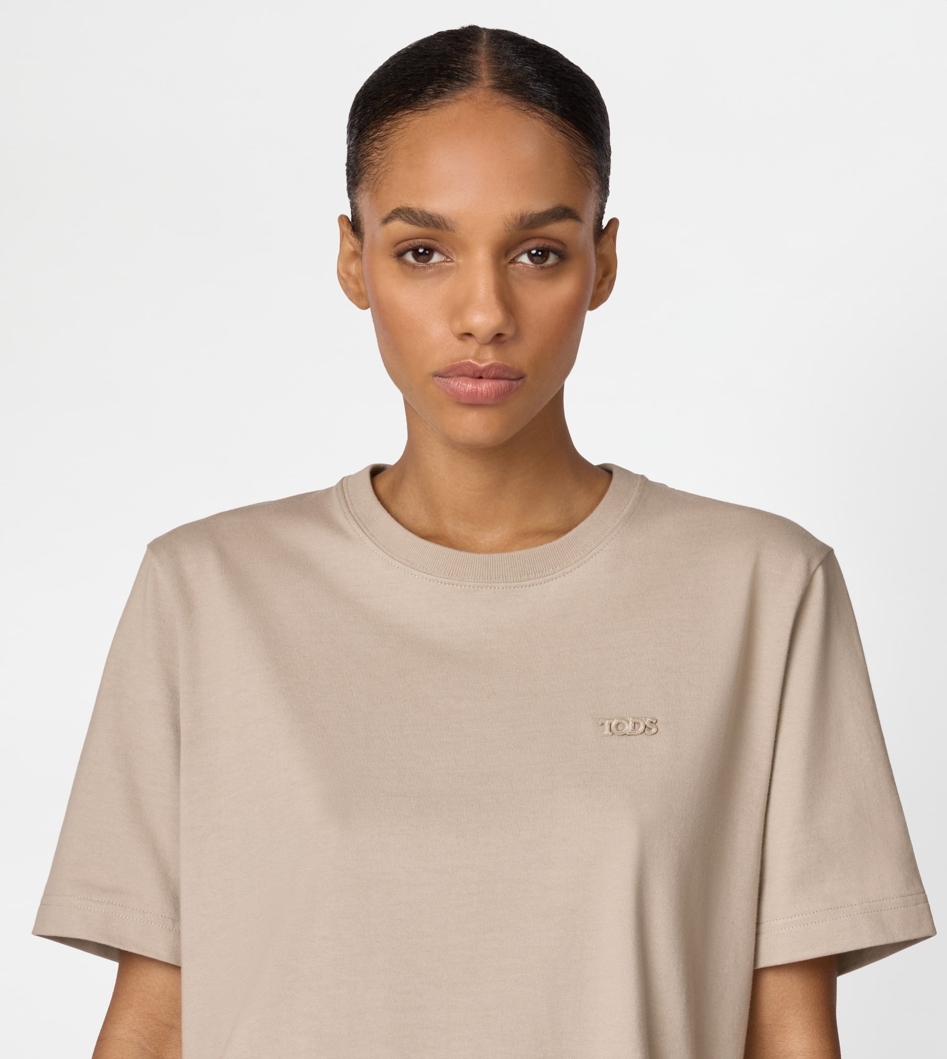 T-SHIRT IN JERSEY - OFF WHITE - 4