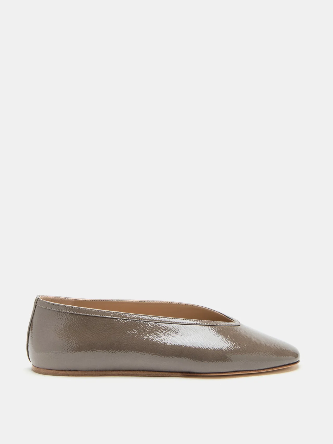 Luna Slipper / Taupe Patent Leather - 1