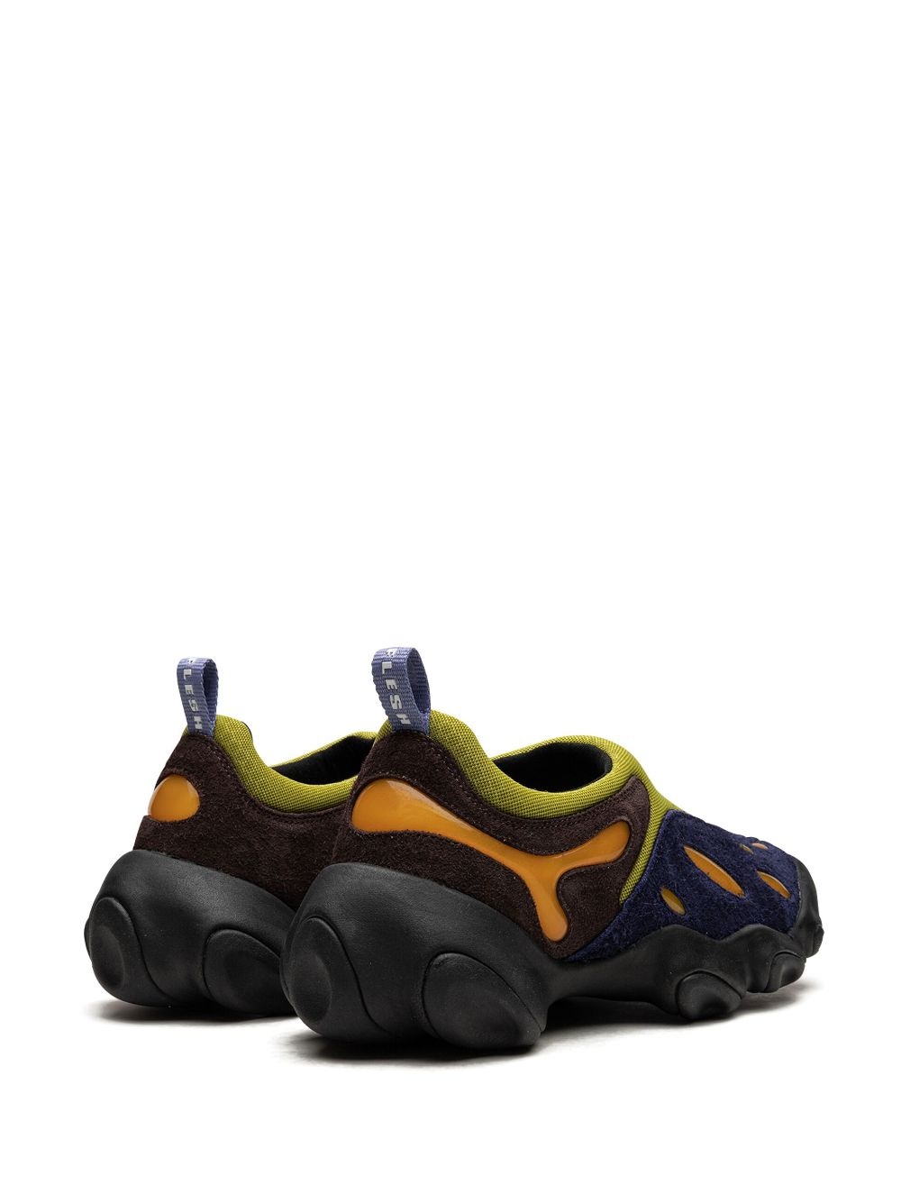 x Brain Dead Factory Team Flesh "Blue Brown Lime" sneakers - 3