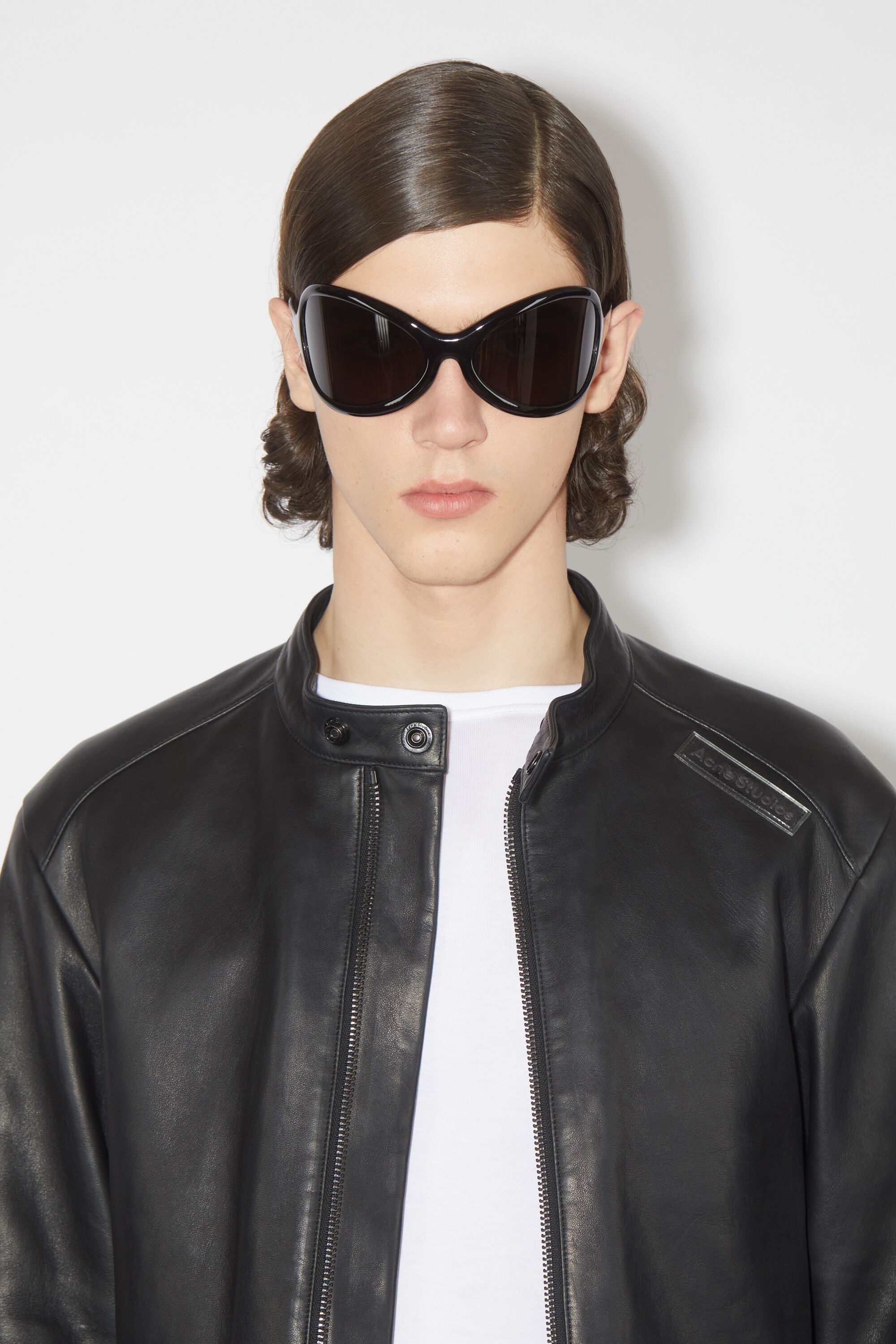 Leather jacket - Black - 6