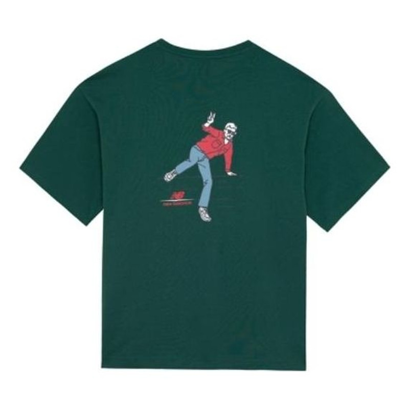 New Balance New Balance Lifestyle Graphic Tee 'Green' AMT22392-NWG outlook