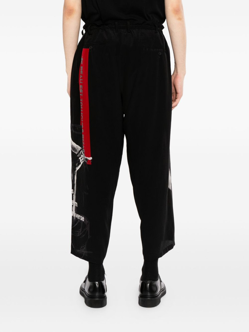 graphic-print trousers 4