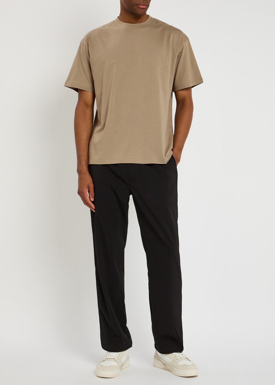 Represent Initial Embroidered Cotton T-shirt - 4