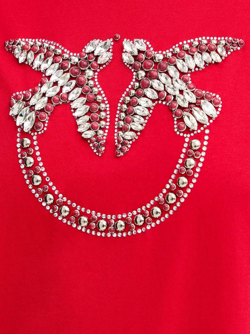 logo-embellished mini T-shirt dress 5