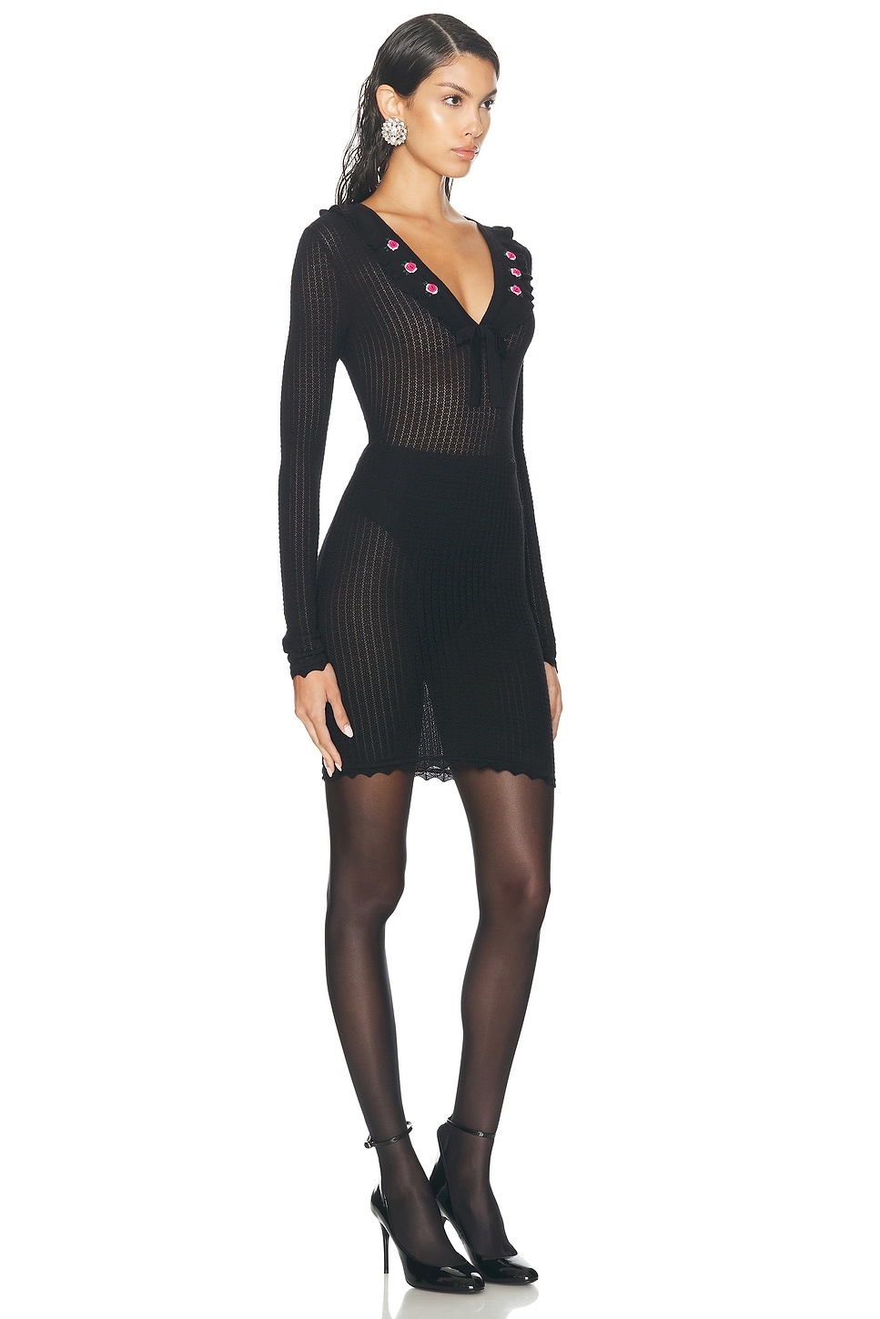 Long Sleeve Mini Dress - 2