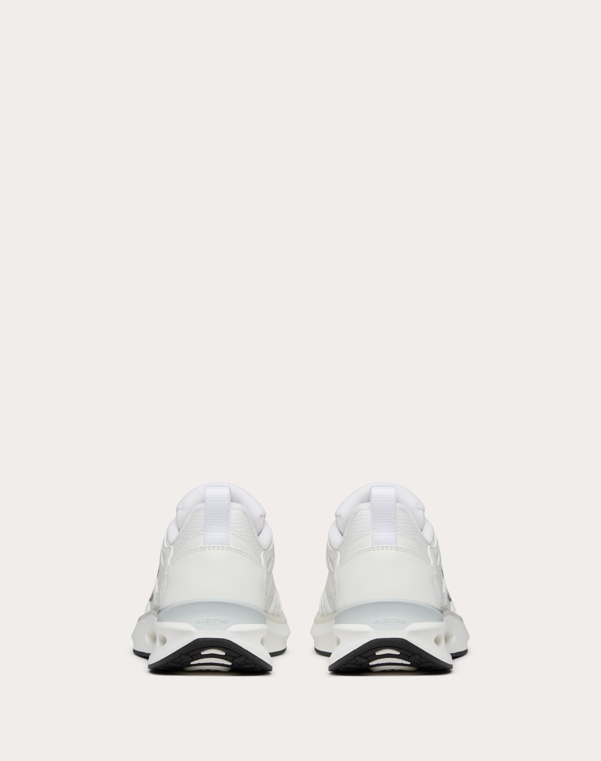VLOGO EASYJOG CALFSKIN AND FABRIC SNEAKER - 3