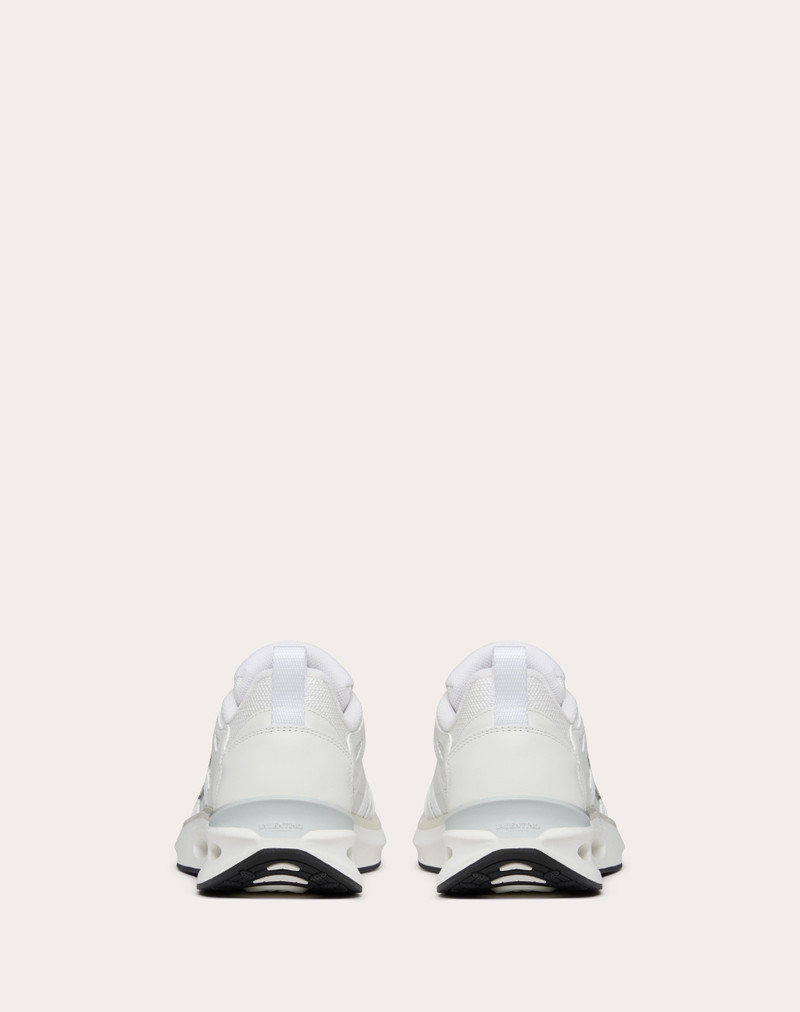 VLOGO EASYJOG CALFSKIN AND FABRIC SNEAKER 3