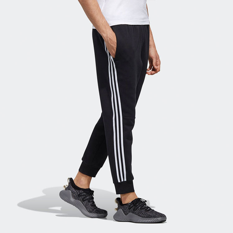 adidas Ai Pt Kn Lw logo Printing Knit Conical Sports Pants Black EH3819 - 5