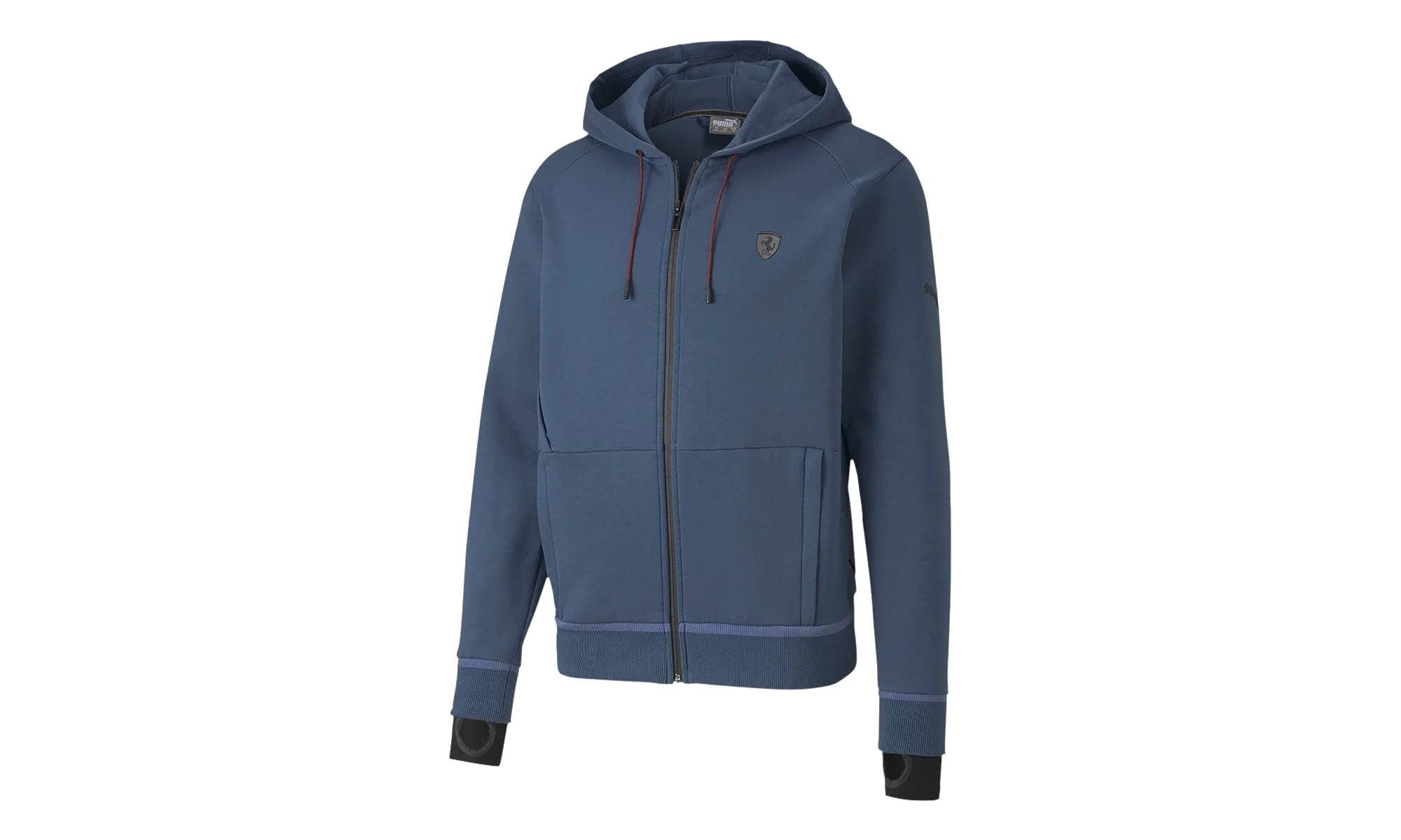 Scuderia Ferrari HOODED SWEAT JACKET "Blue" 596119 05 - 1