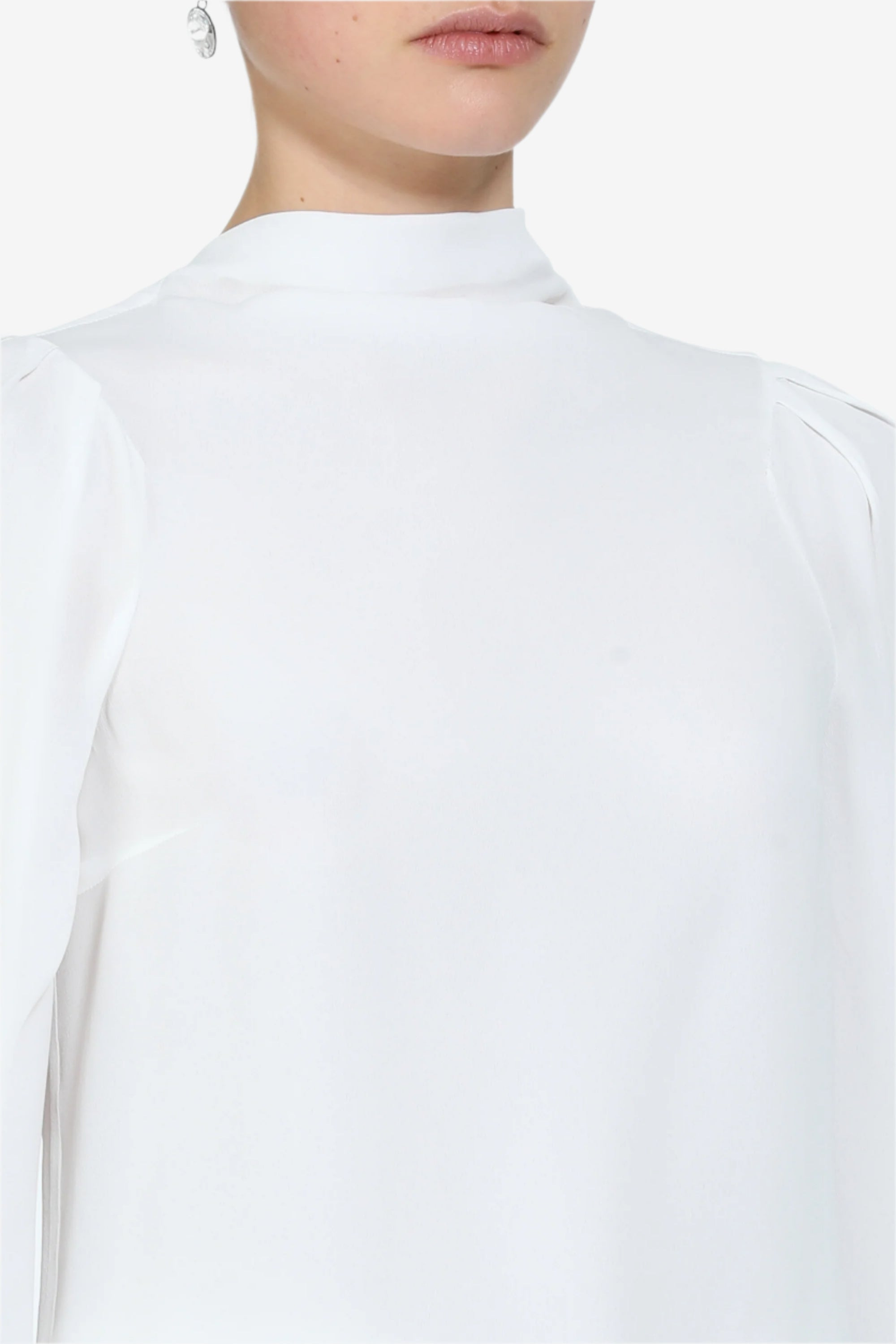 BLOUSE WITH LONG FLARED SLEEVES - 5