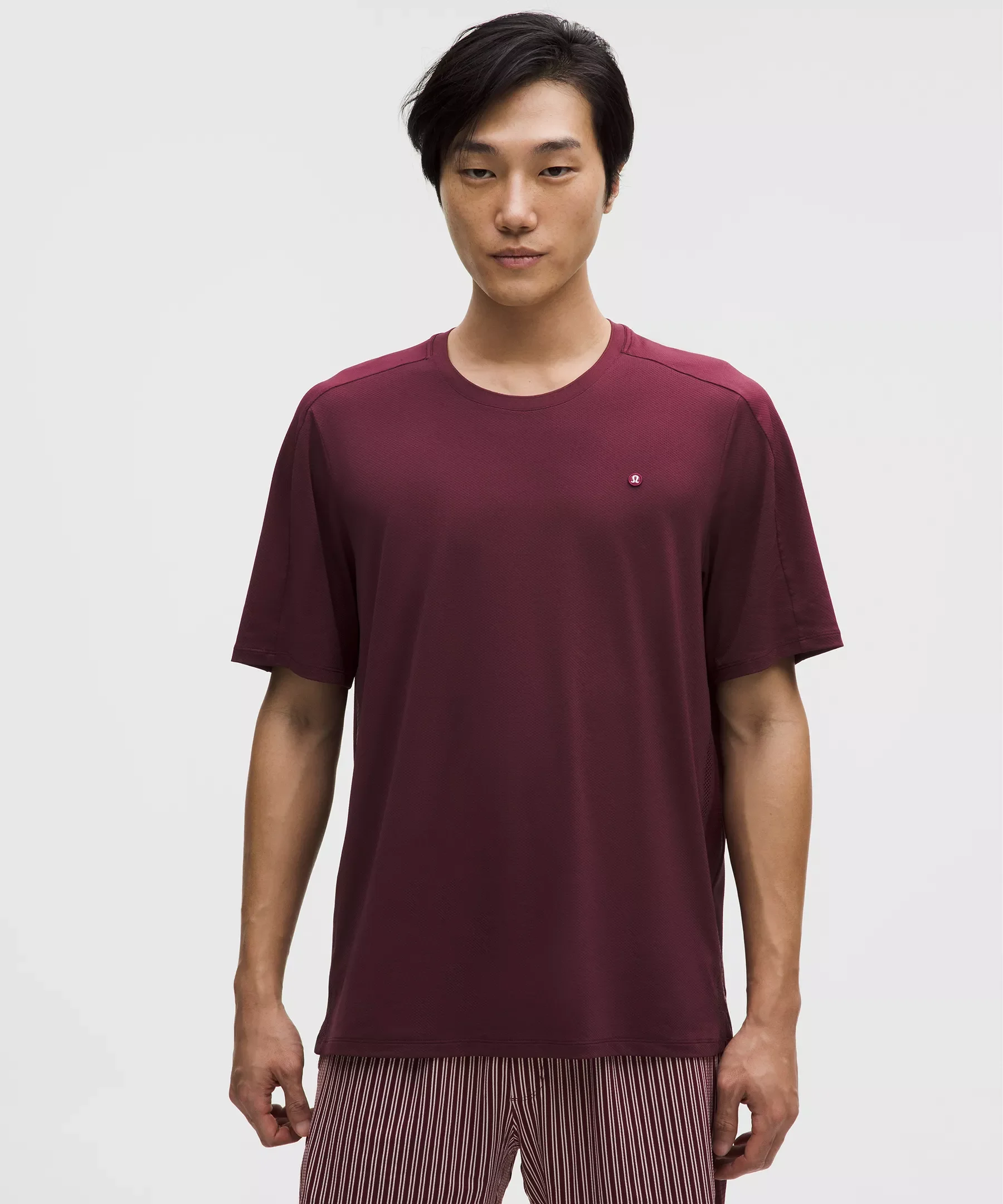 UV-Protective Mesh Panelled Tennis Shirt - 1