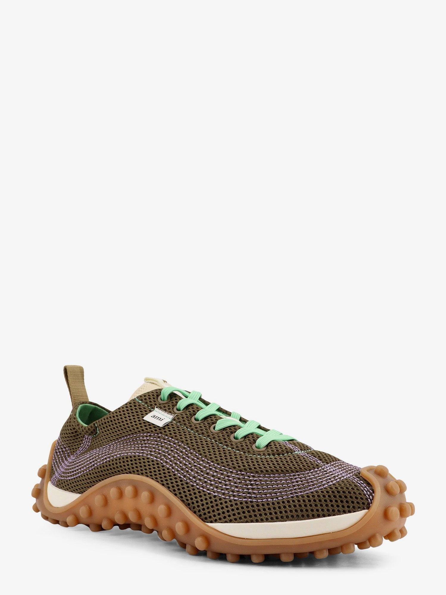 Ami Paris Mirage Low-Top Mesh Sneakers - 2