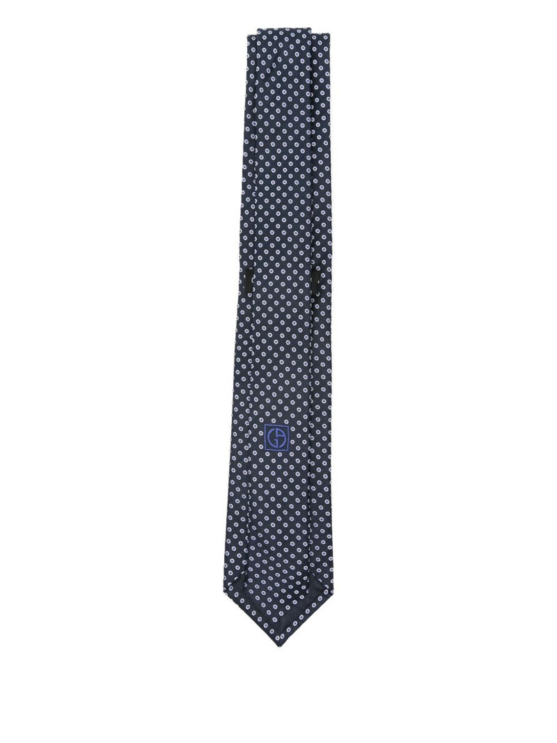 GIORGIO ARMANI micro-dot tie outlook