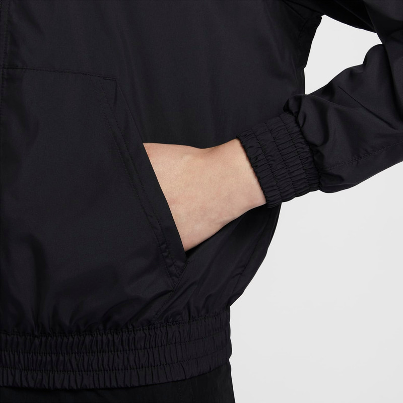 Nike (WMNS) Nike Sportswear Classic Woven Jacket 'Black' FV6299-010 outlook
