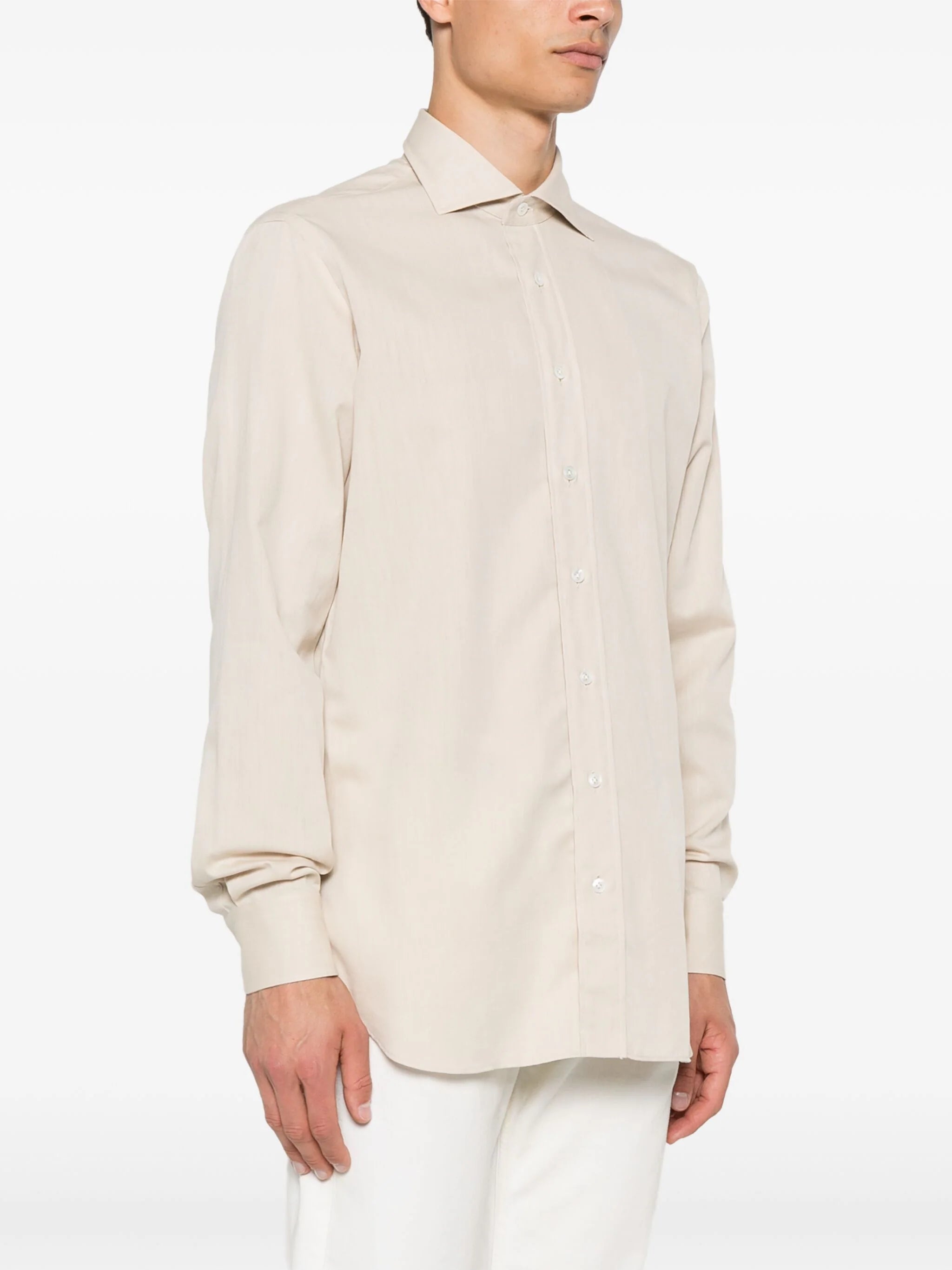 WINGTIP-COLLAR SHIRT - 3