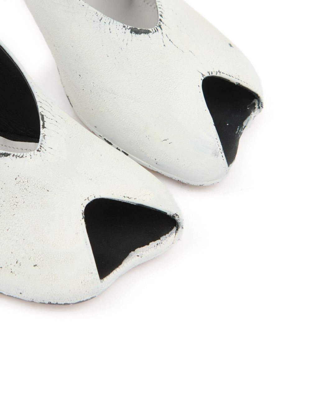 painterly-print slingback sandals - 5