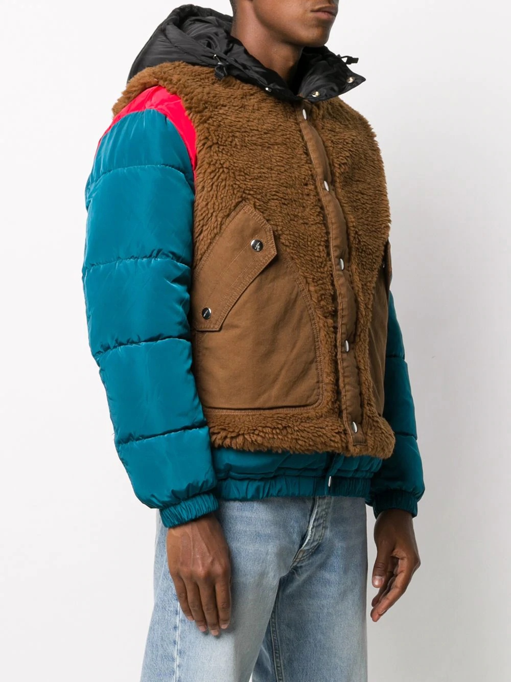 layered puffer jacket - 3