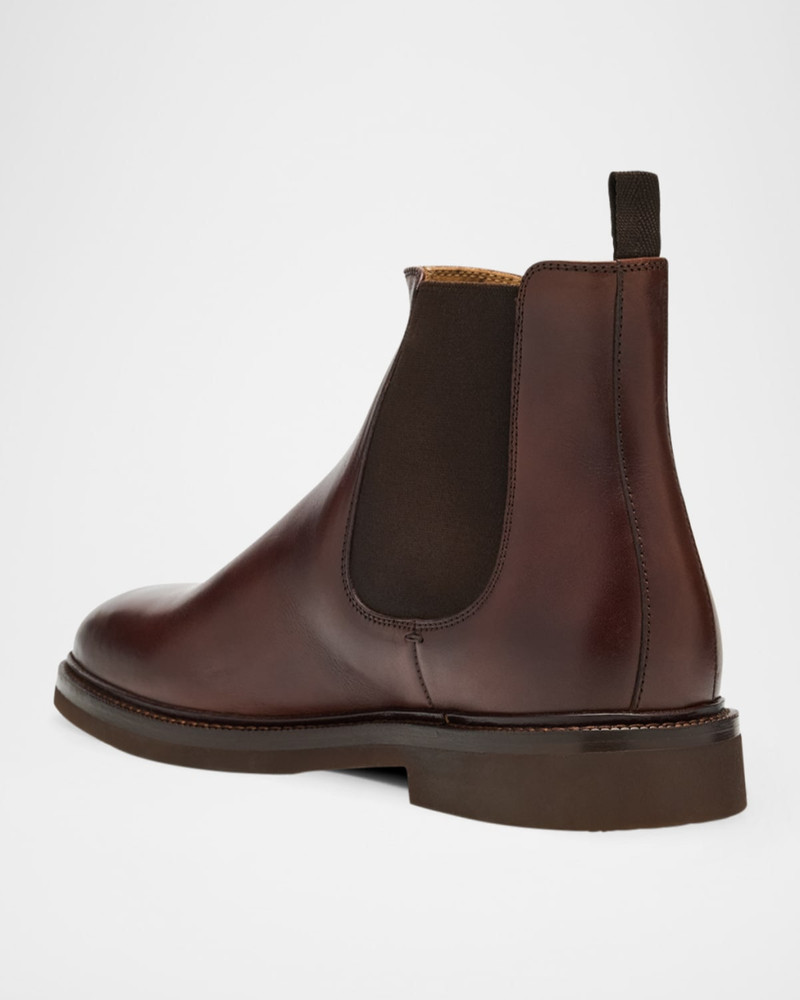 Men's Waxed Calfskin Chelsea Boots 4