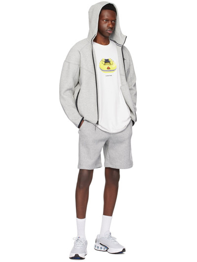 Nike Gray Printed Shorts outlook